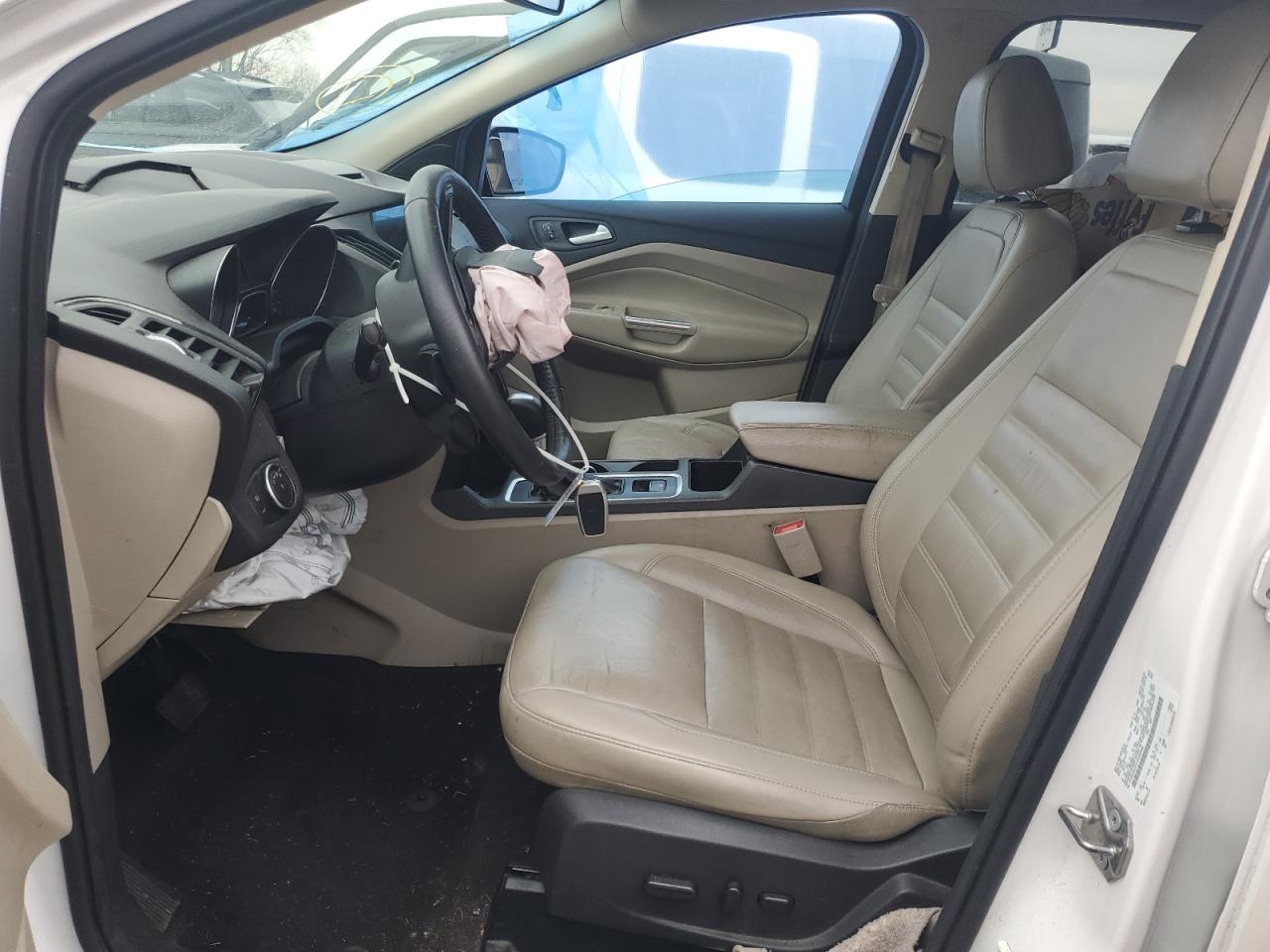 2017 Ford Escape VIN 1FMCU0JD1HUE66040 Copart auction photo, front end / side damage thumbnail 7