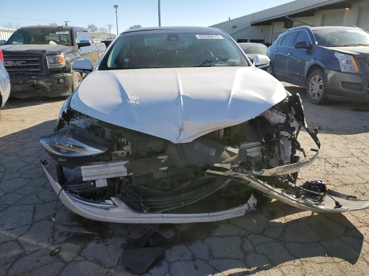2014 Lincoln MKZ VIN 3LN6L2JK7ER826067 Copart auction photo, front end damage thumbnail 5