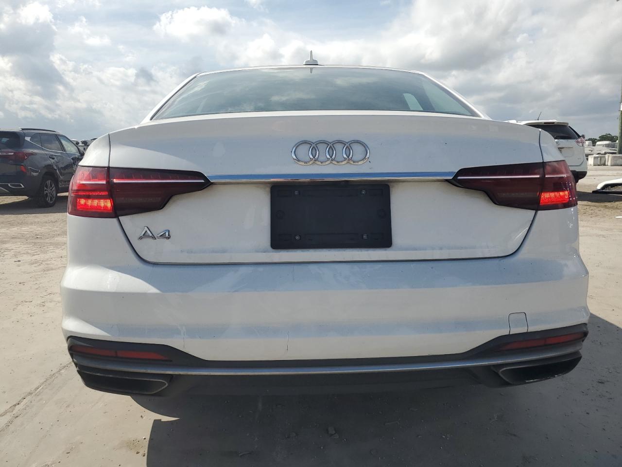 2020 Audi A4 VIN WAUGMAF40LN011376 Copart auction photo, front end damage thumbnail 6