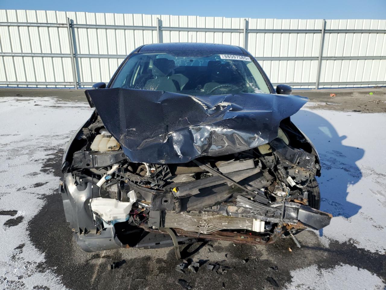 2013 Ford Focus VIN 1FADP3F24DL154728 Copart auction photo, front end / side damage thumbnail 5