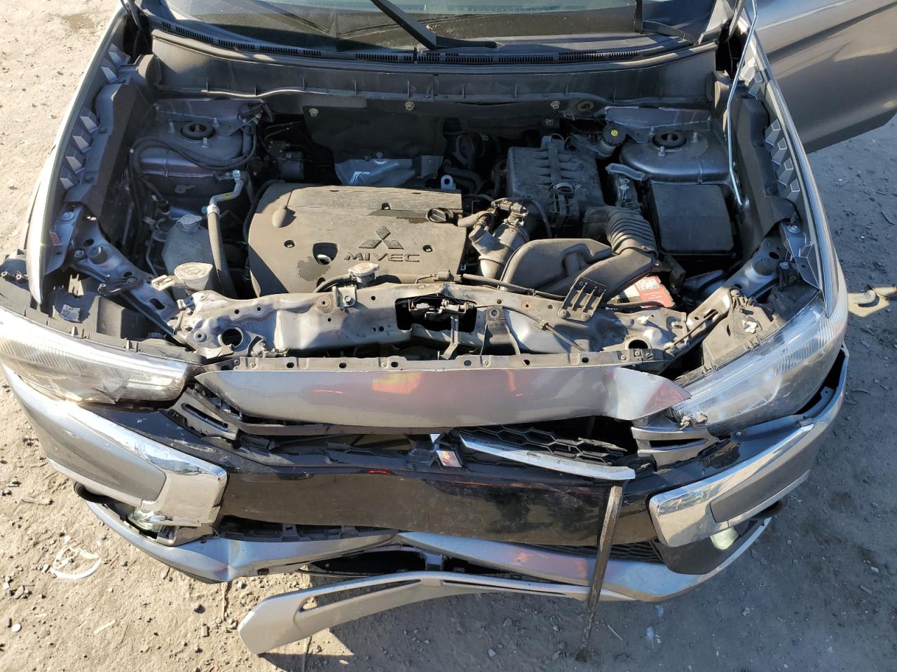 2019 Mitsubishi Outlander VIN JA4AP4AU6KU013916 Copart auction photo, front end damage thumbnail 12