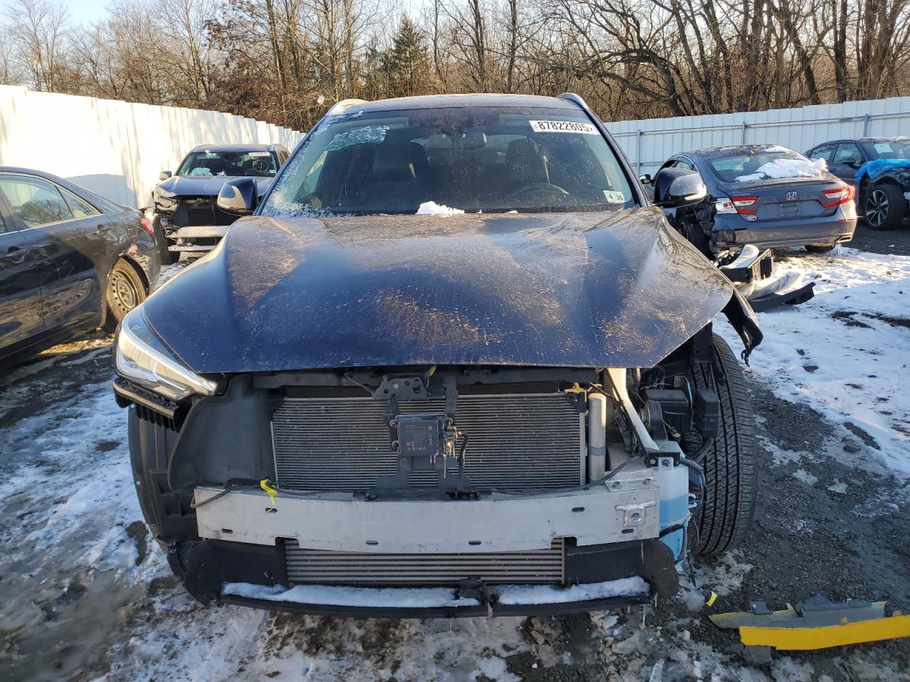 2021 Infiniti QX50 VIN 3PCAJ5BB6MF114217 Copart auction photo, front end / rear end damage thumbnail 5