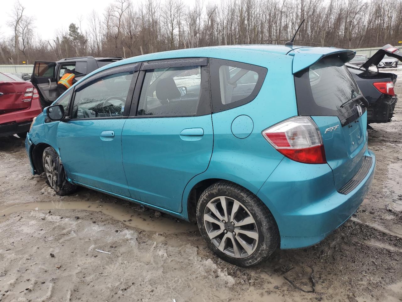 2013 Honda Fit VIN JHMGE8H56DC060477 Copart auction photo, front end damage thumbnail 2