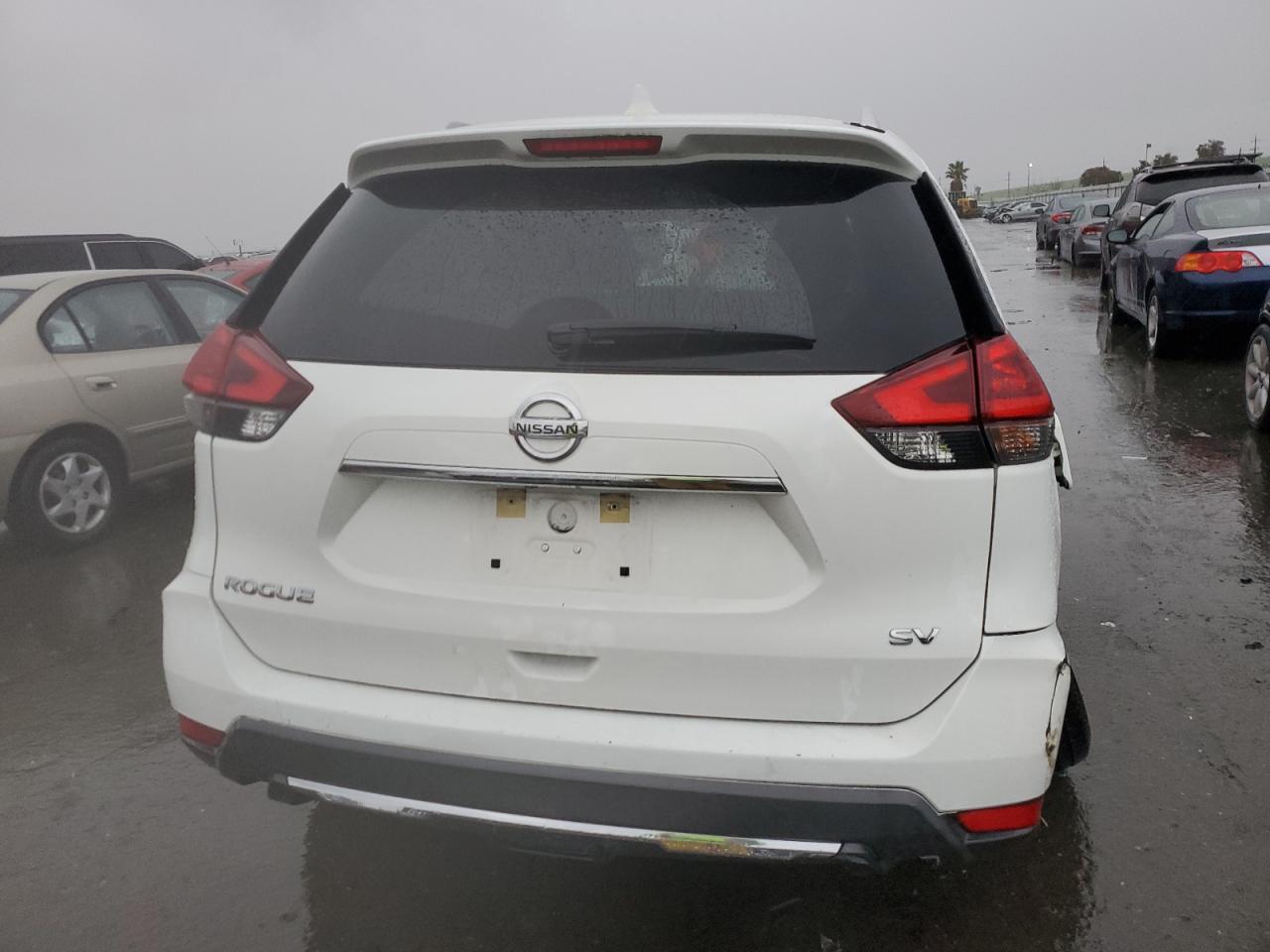 2018 Nissan Rogue VIN KNMAT2MT7JP586832 Copart auction photo, front end / rear end damage thumbnail 6