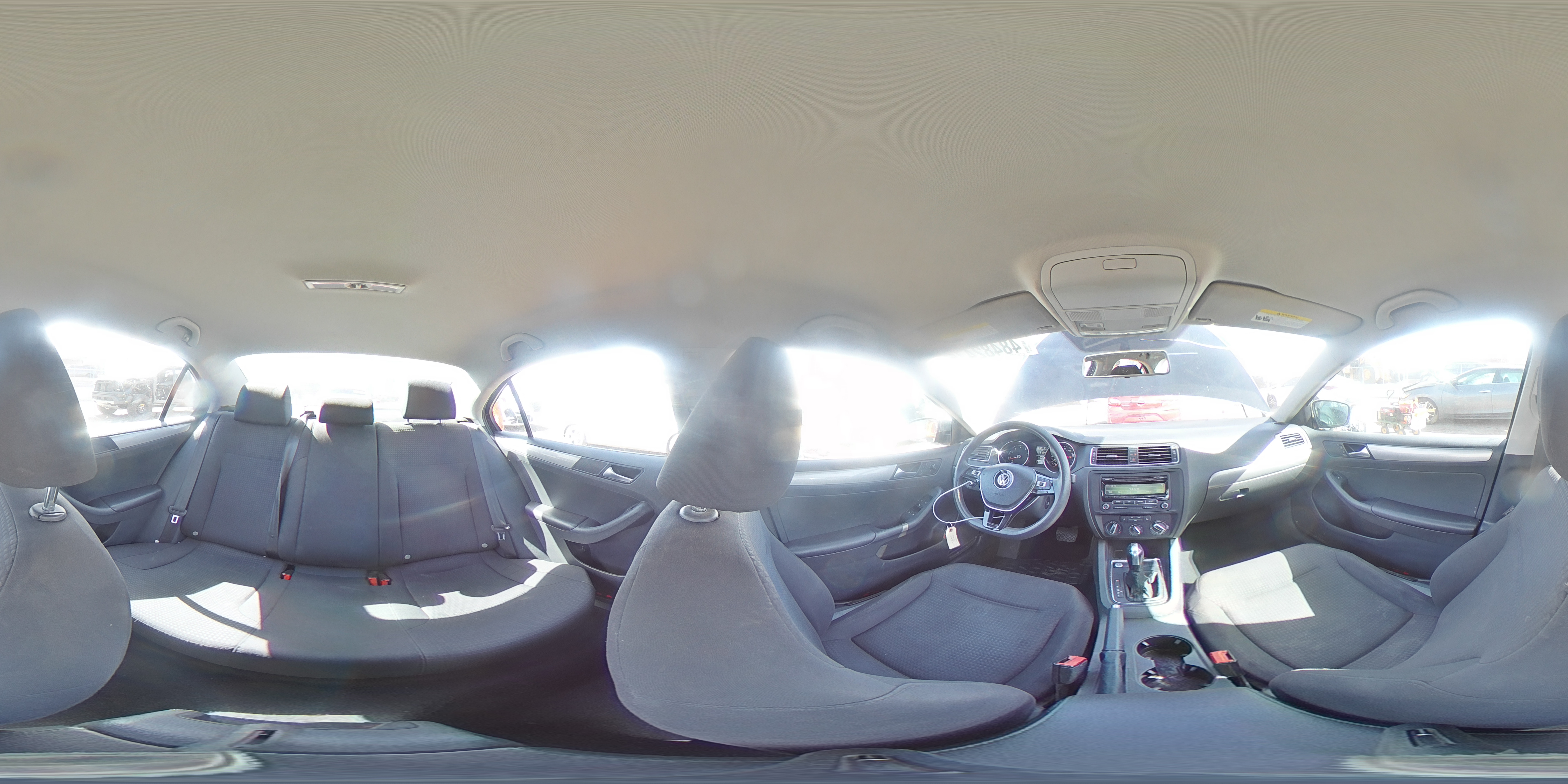 2015 Volkswagen Jetta VIN 3VWD17AJ5FM342500 Copart auction photo, rear end damage thumbnail 14