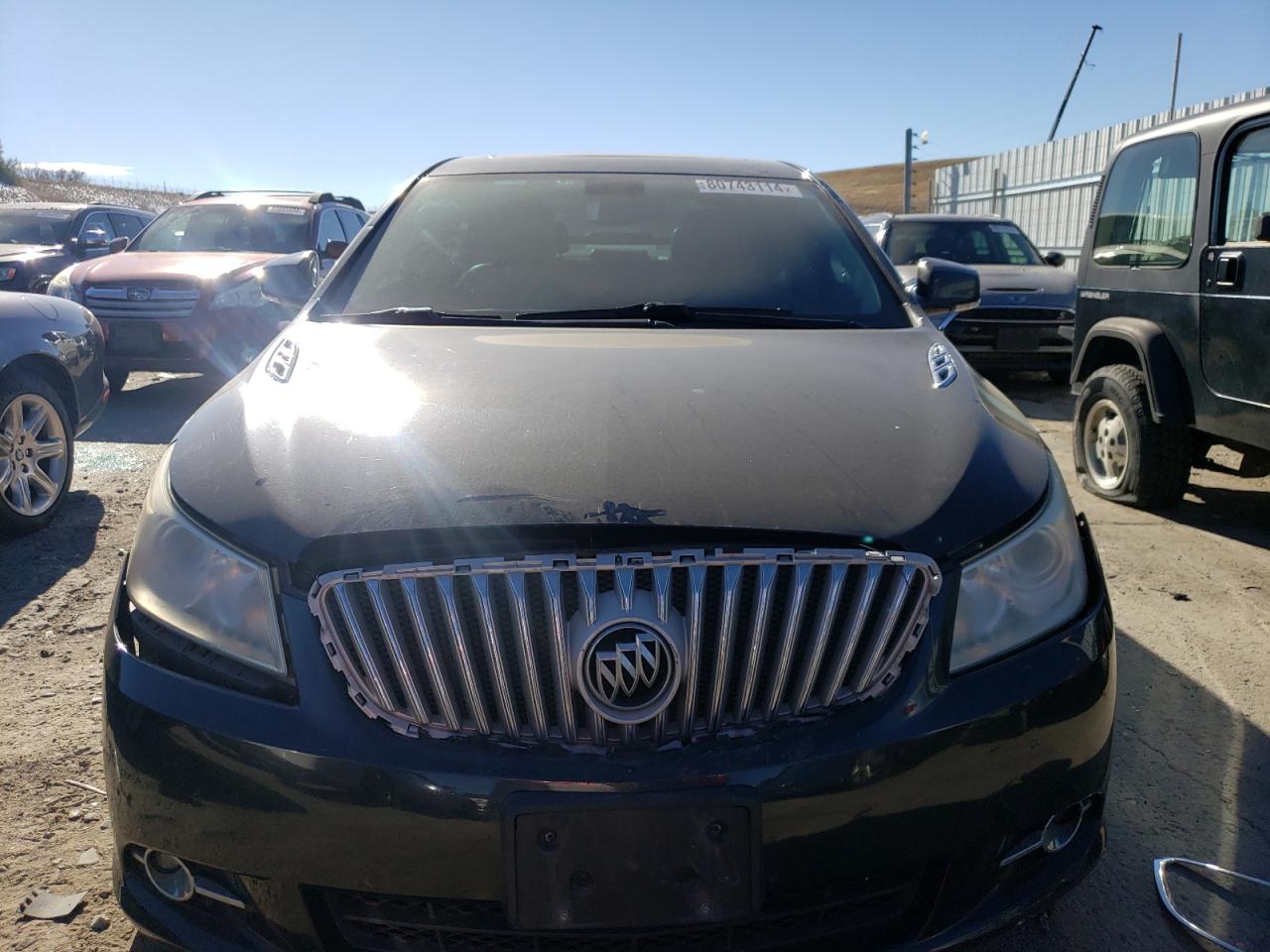 2010 Buick LaCrosse VIN 1G4GD5GG9AF184710 Copart auction photo, front end / hail damage thumbnail 5