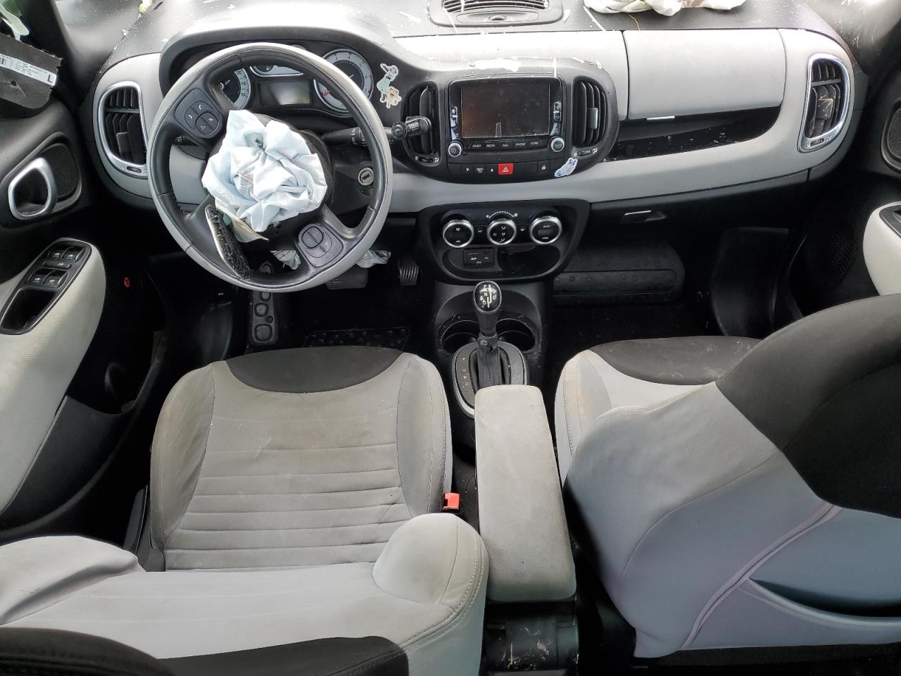 2014 Fiat 500 VIN ZFBCFABH9EZ021892 Copart auction photo, front end / side damage thumbnail 8