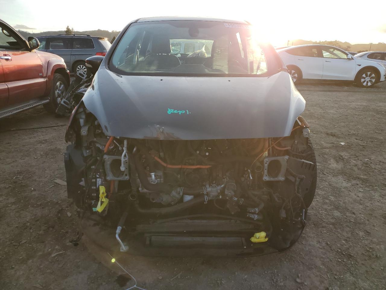 2016 Ford C-MAX VIN 1FADP5CU7GL107490 Copart auction photo, front end / side damage thumbnail 5