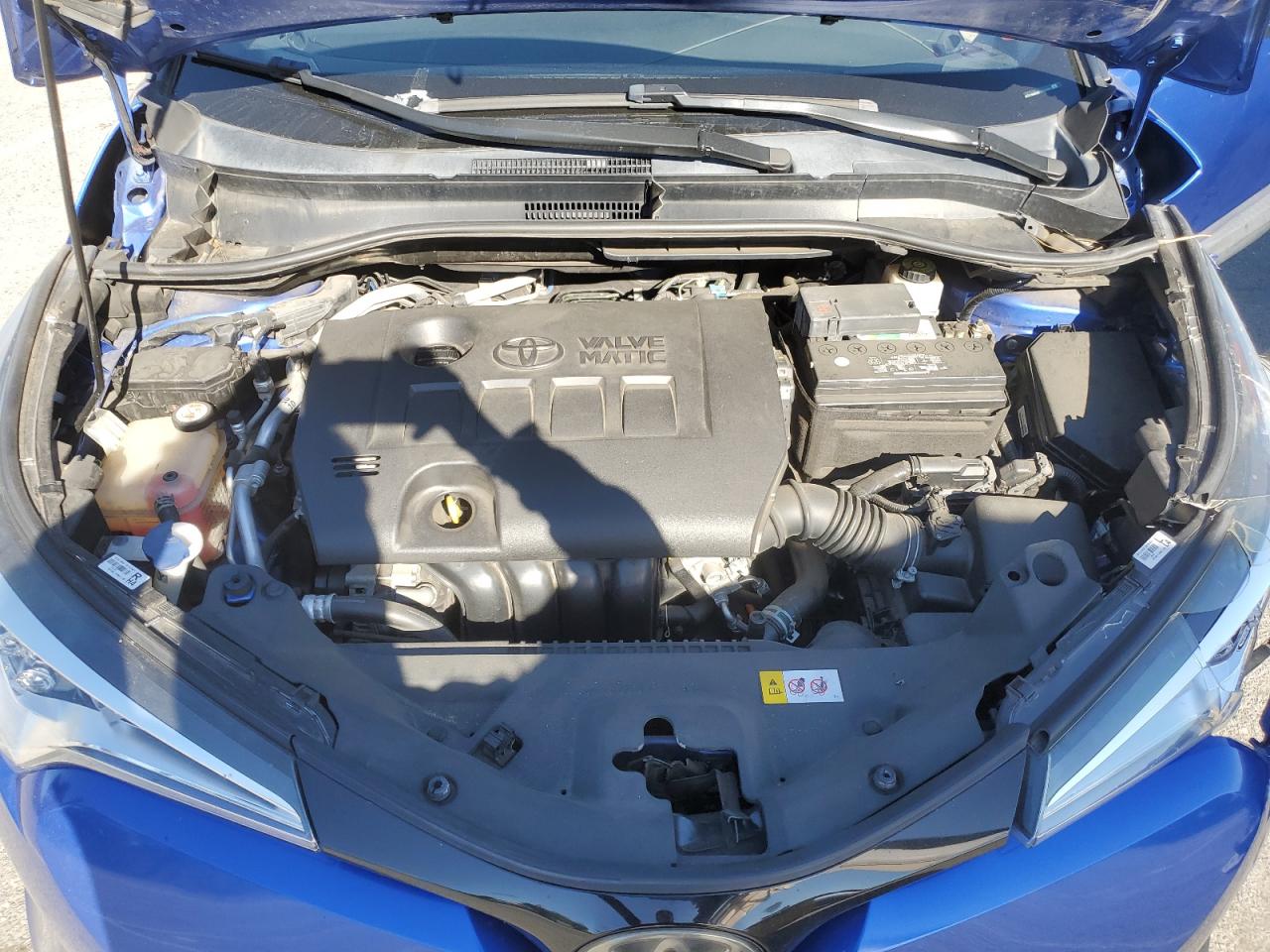 2018 Toyota C-HR VIN NMTKHMBX8JR062682 Copart auction photo, front end / side damage thumbnail 11