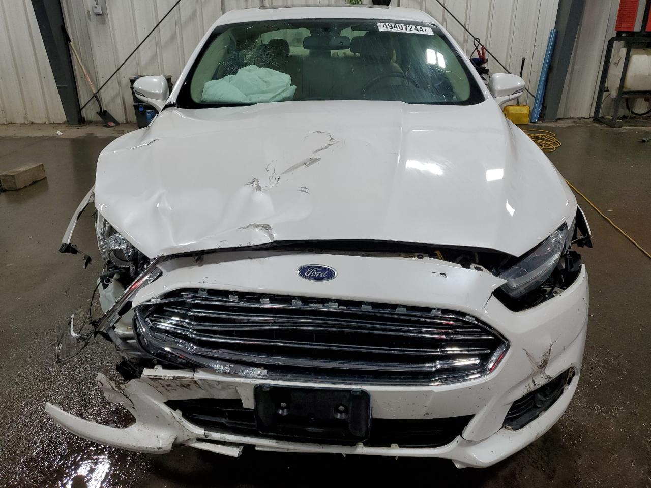 2014 Ford Fusion VIN 3FA6P0HD1ER376295 Copart auction photo, front end damage thumbnail 5