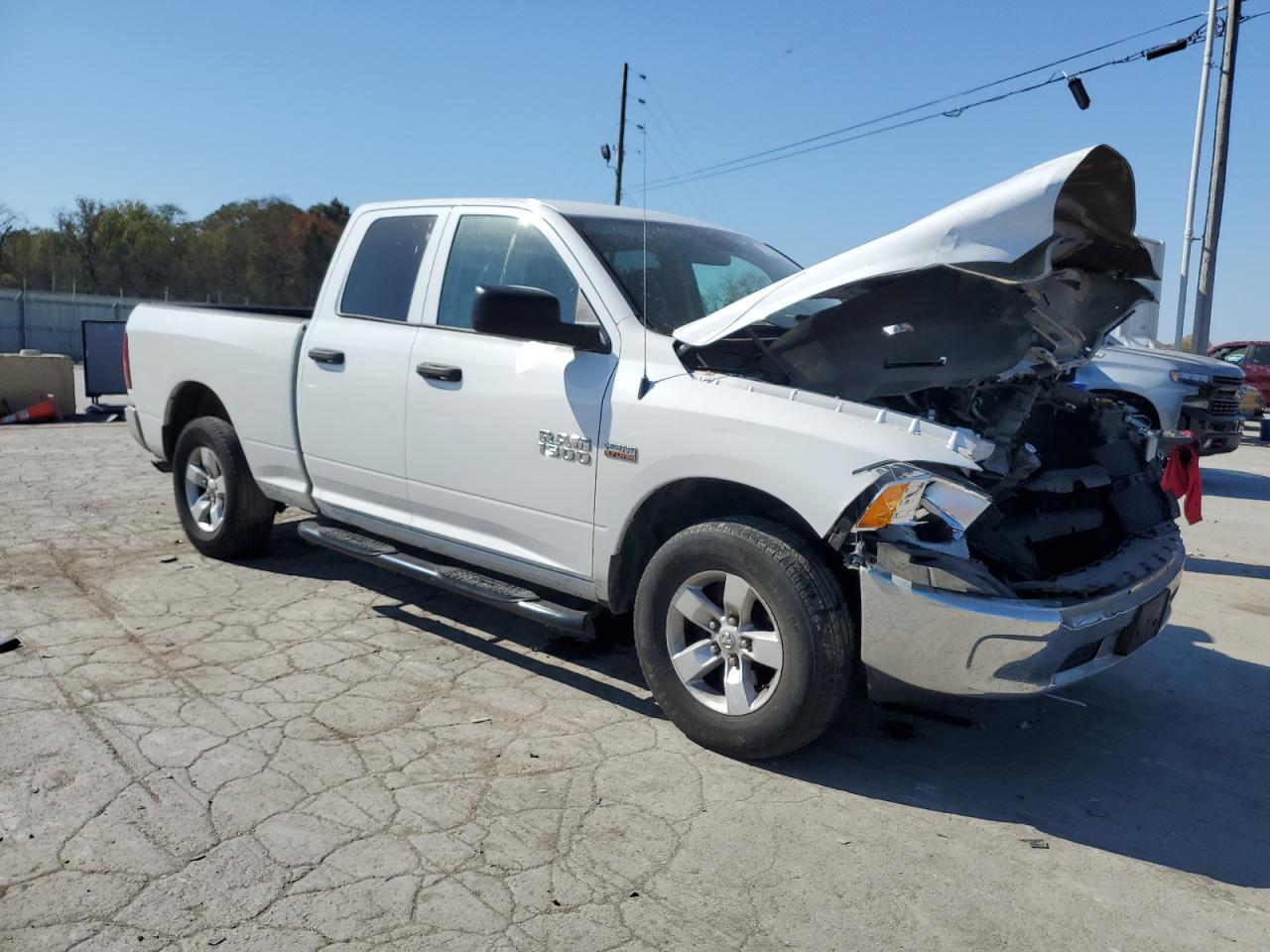 2018 RAM 1500 VIN 1C6RR7FT0JS235860 Copart auction photo, front end damage thumbnail 4