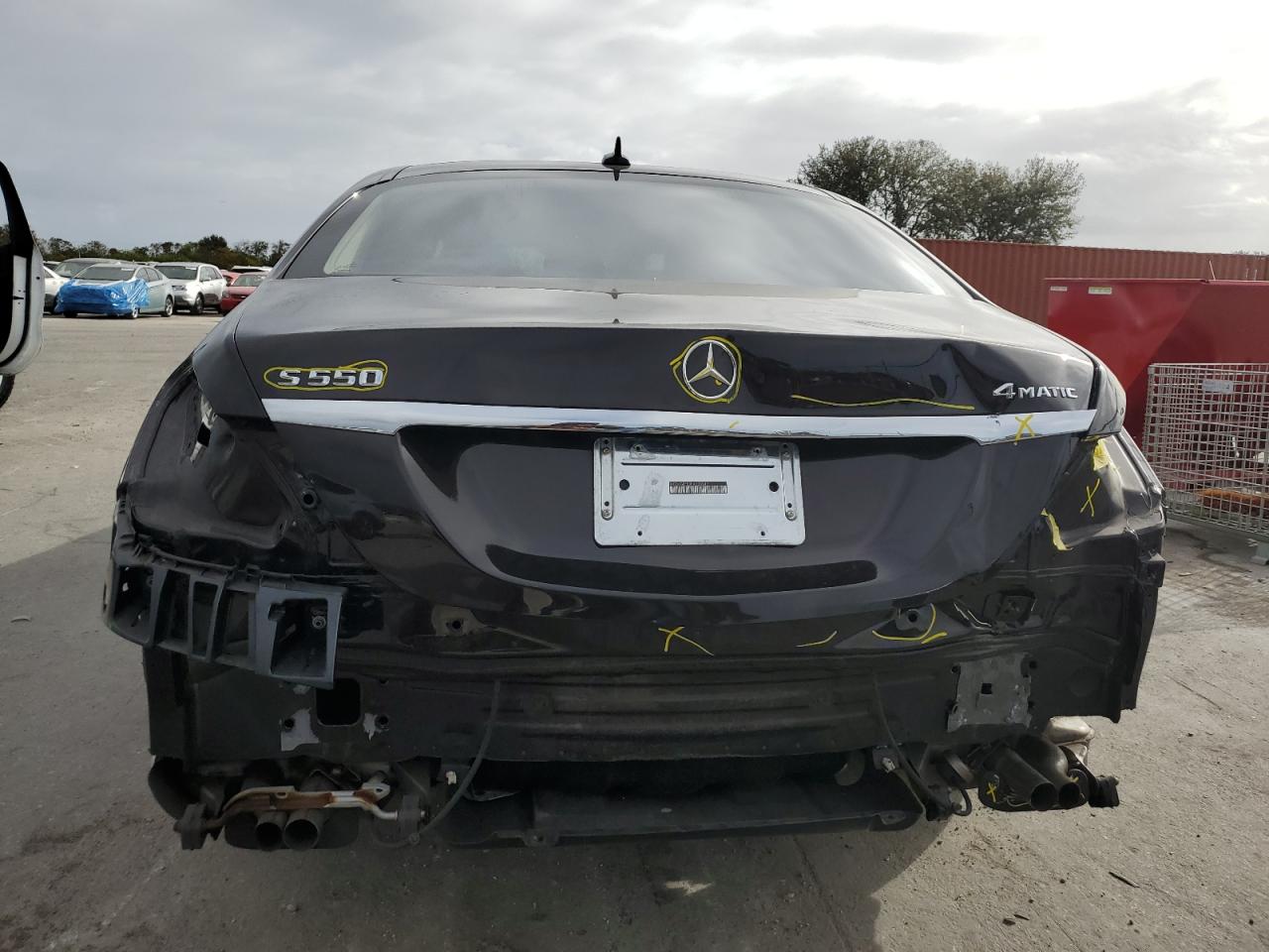 2015 Mercedes-Benz S-klasse VIN WDDUG8FB9FA108243 Copart auction photo, rear end damage thumbnail 6