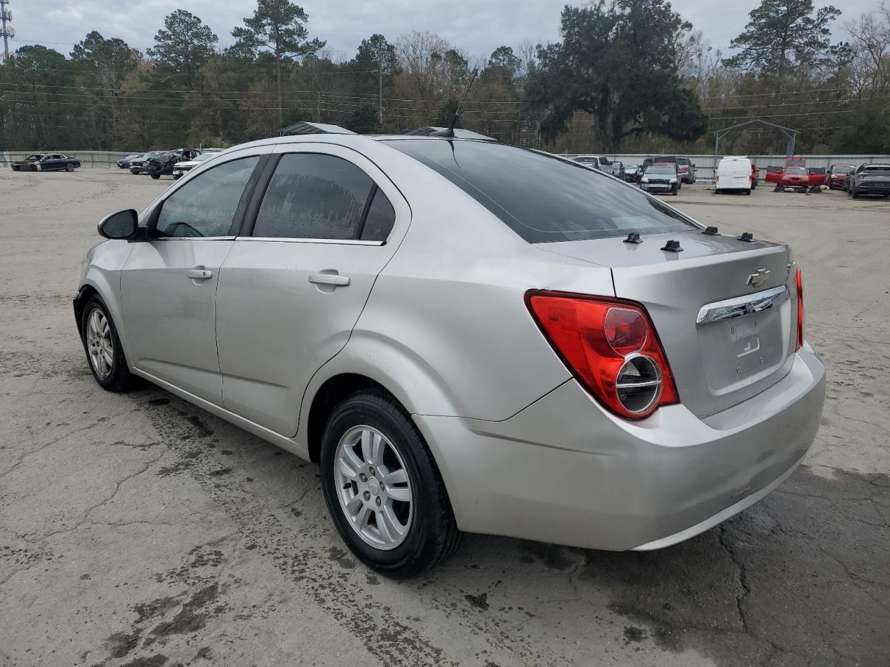 2012 Chevrolet Sonic VIN 1G1JC5SH0C4222586 Copart auction photo, side / undercarriage damage thumbnail 2