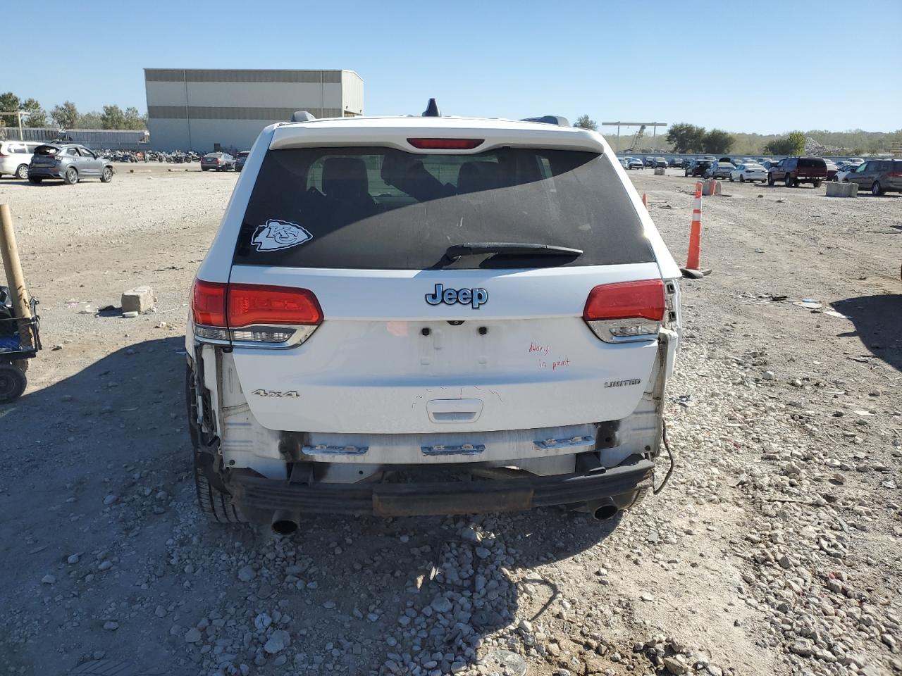 2014 Jeep Grand Cherokee VIN 1C4RJFBG3EC102545 Copart auction photo, rear end damage thumbnail 6