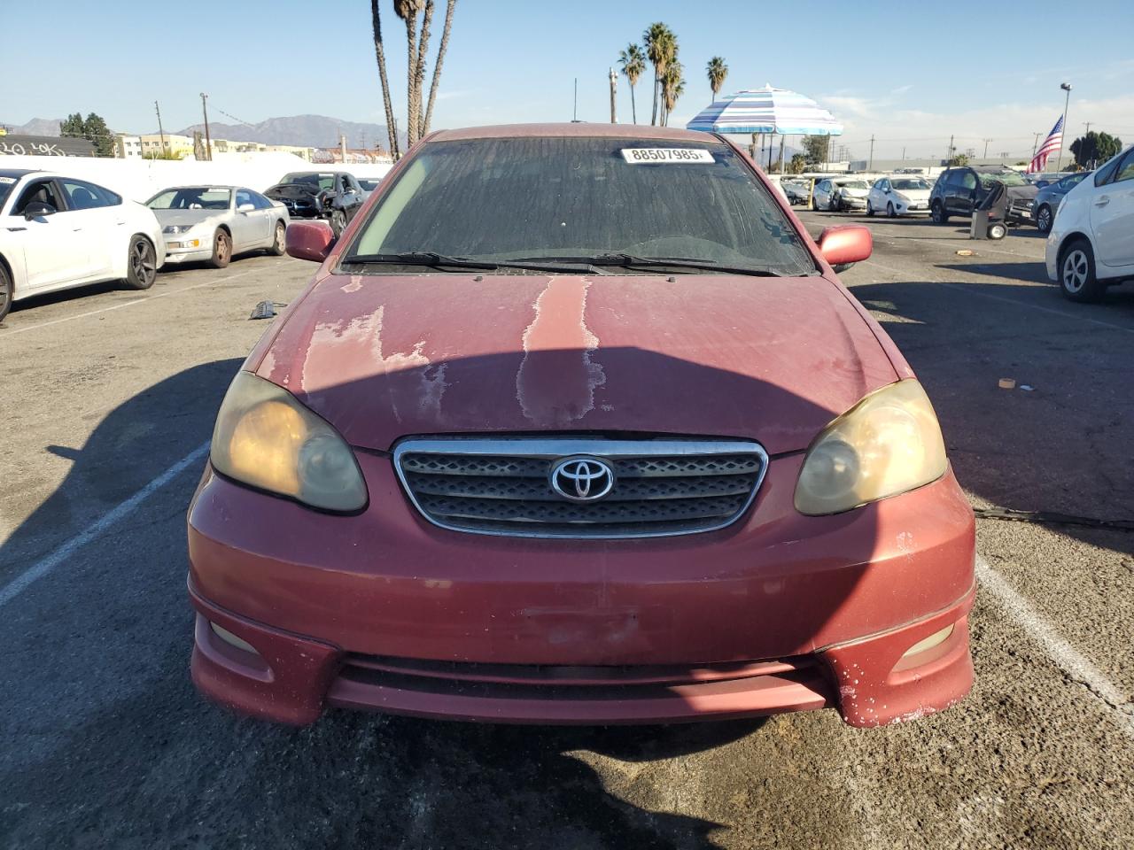 2008 Toyota Corolla VIN 1NXBR32EX8Z960970 Copart auction photo, rear end damage thumbnail 6