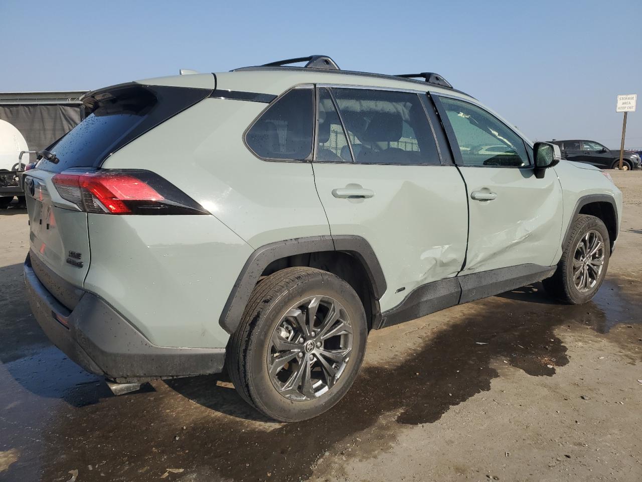 2023 Toyota RAV 4 VIN JTMB6RFV2PD086879 Copart auction photo, side damage thumbnail 3