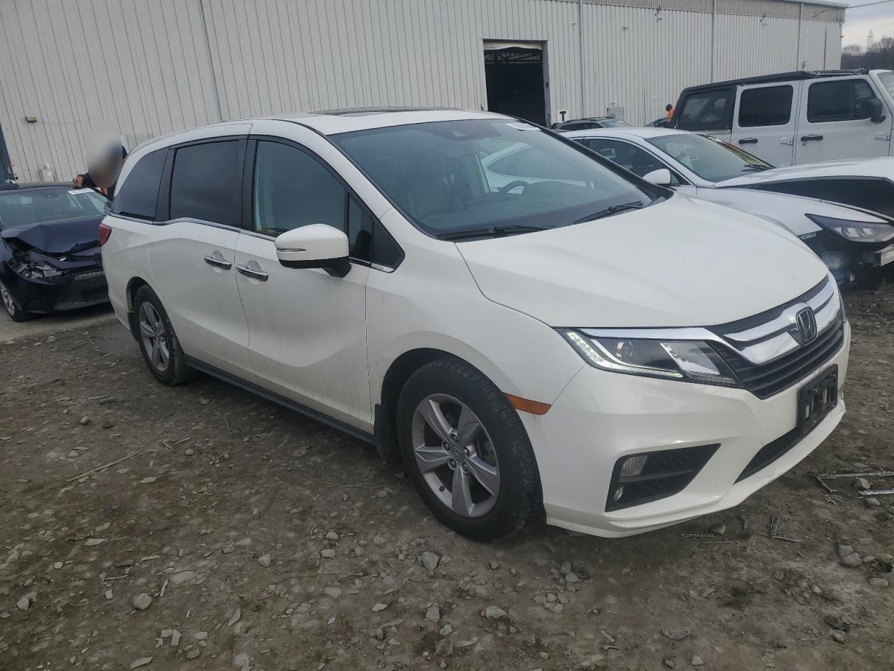 2019 Honda Odyssey VIN 5FNRL6H72KB098679 Copart auction photo, side damage thumbnail 4