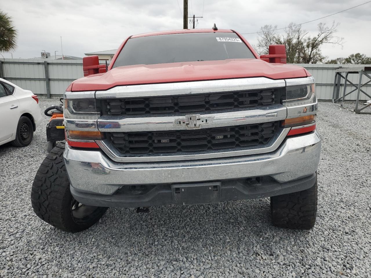 2016 Chevrolet Silverado VIN 3GCUKREC5GG349678 Copart auction photo, side damage thumbnail 5