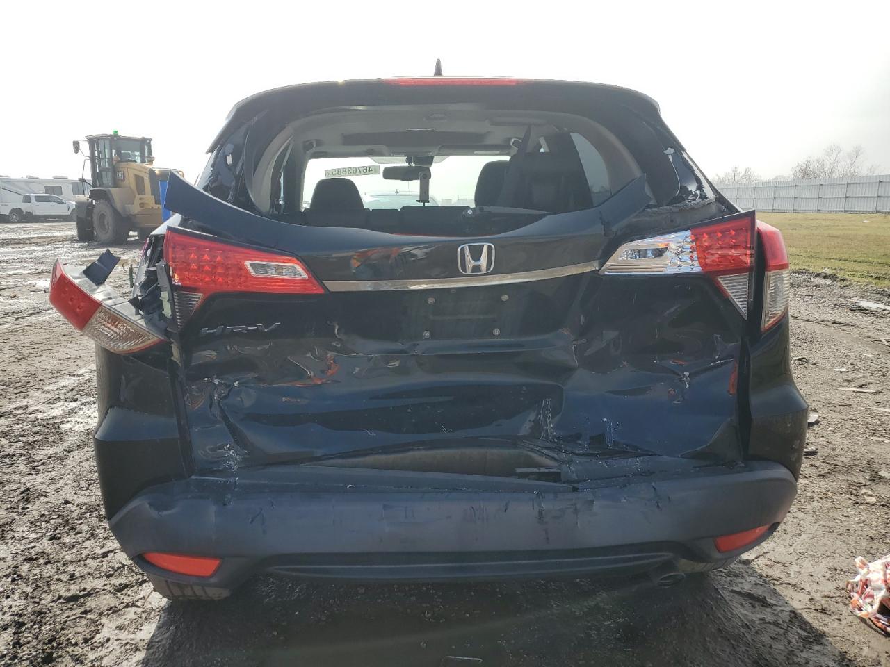 2019 Honda HR-V VIN 3CZRU5H76KM720987 Copart auction photo, rear end / side damage thumbnail 6