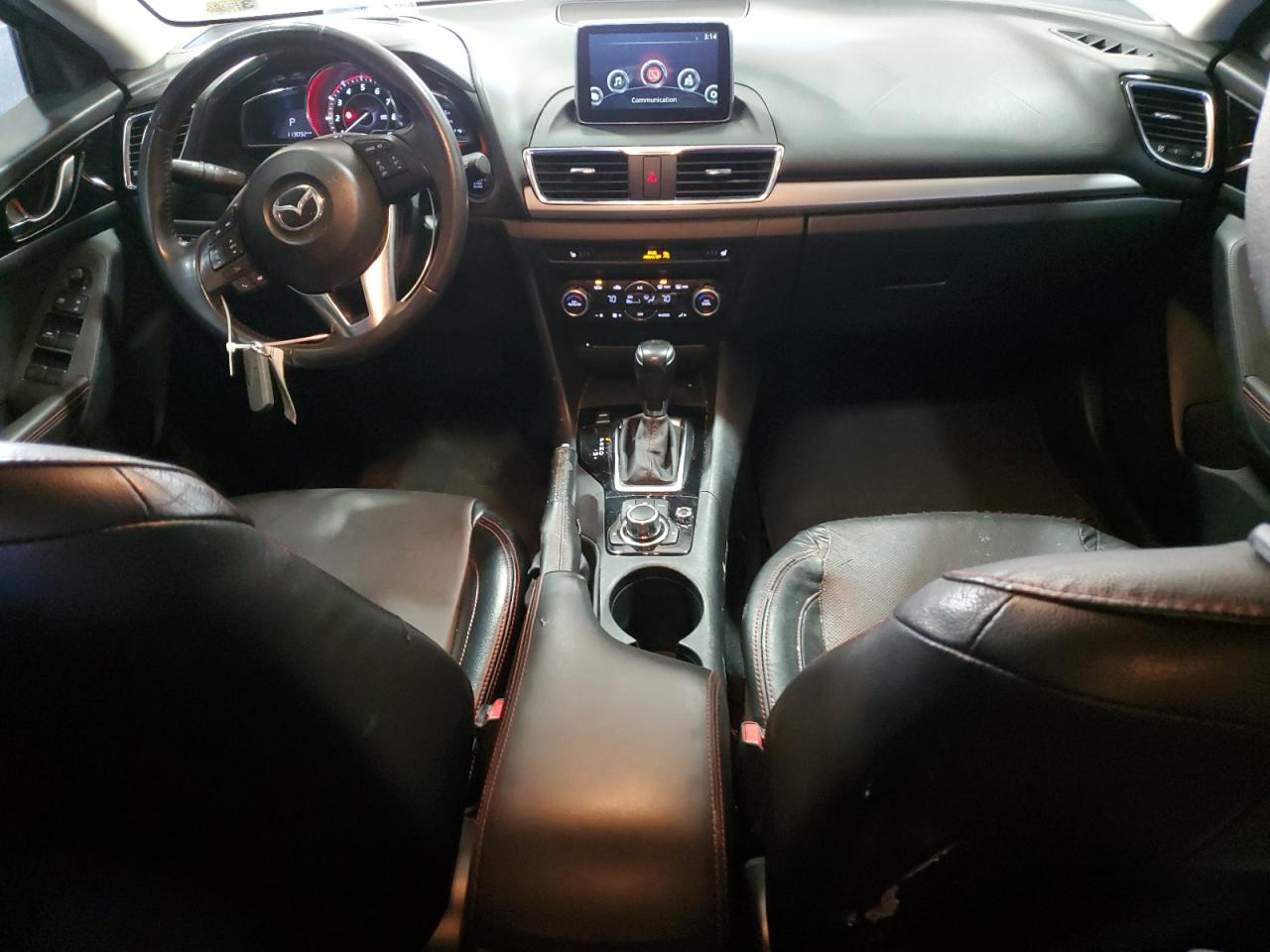 2015 Mazda 3 VIN JM1BM1M34F1270794 Copart auction photo, rear end damage thumbnail 8