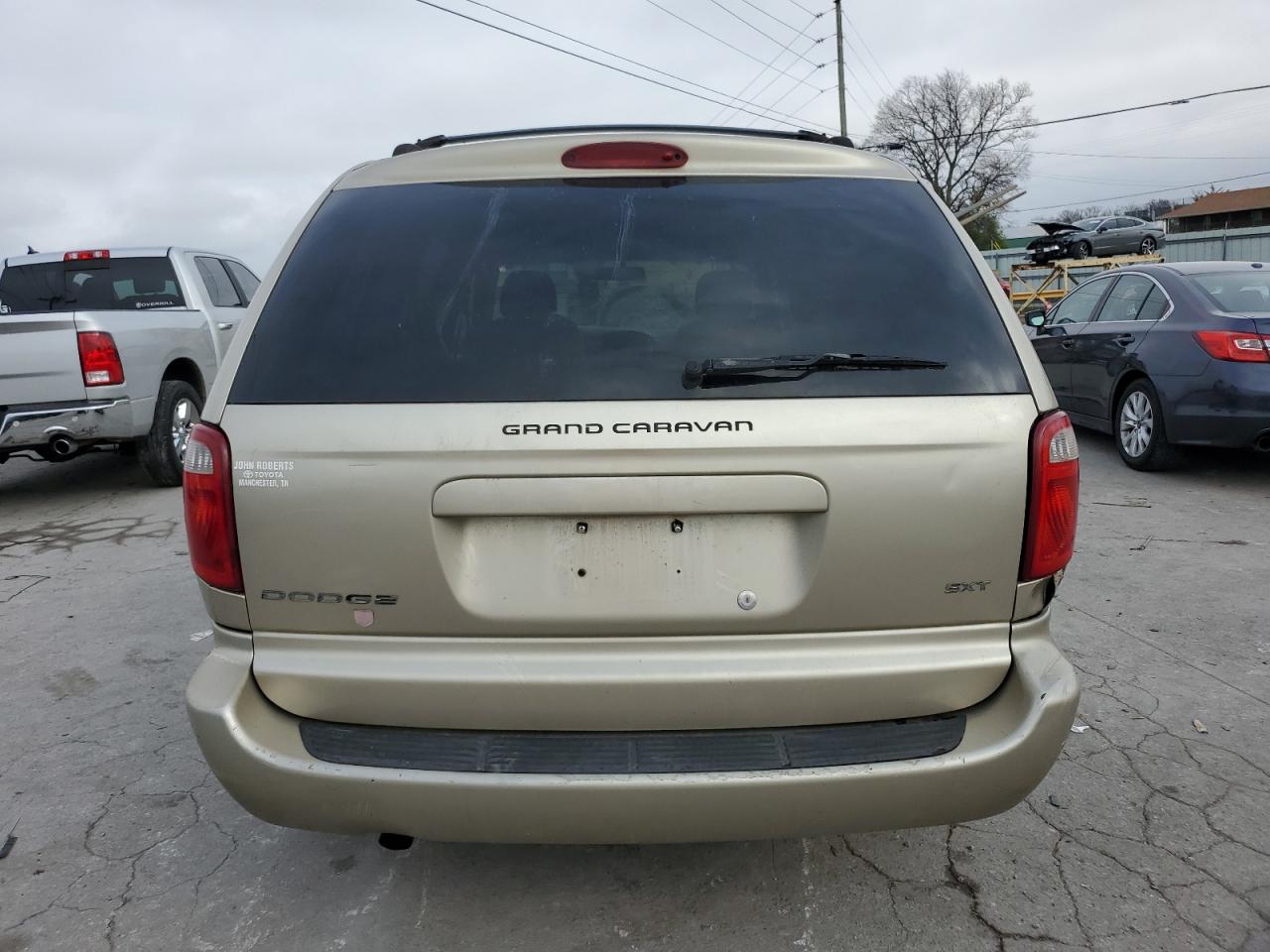 2007 Dodge Caravan VIN 2D4GP44L57R242422 Copart auction photo, rear end / minor dent/scratches damage thumbnail 6