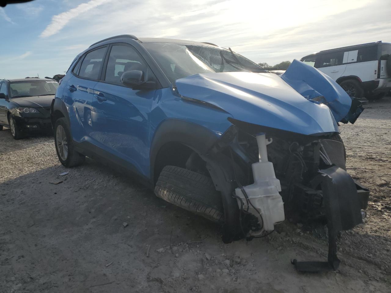 2019 Hyundai Kona VIN KM8K22AA4KU231240 Copart auction photo, front end / rear end damage thumbnail 4