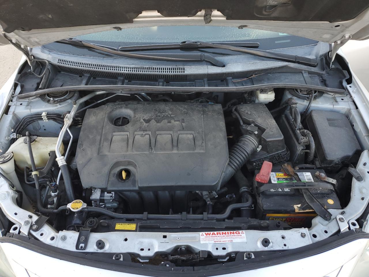 2012 Toyota Corolla VIN 2T1BU4EE7CC813015 Copart auction photo, front end / side damage thumbnail 11