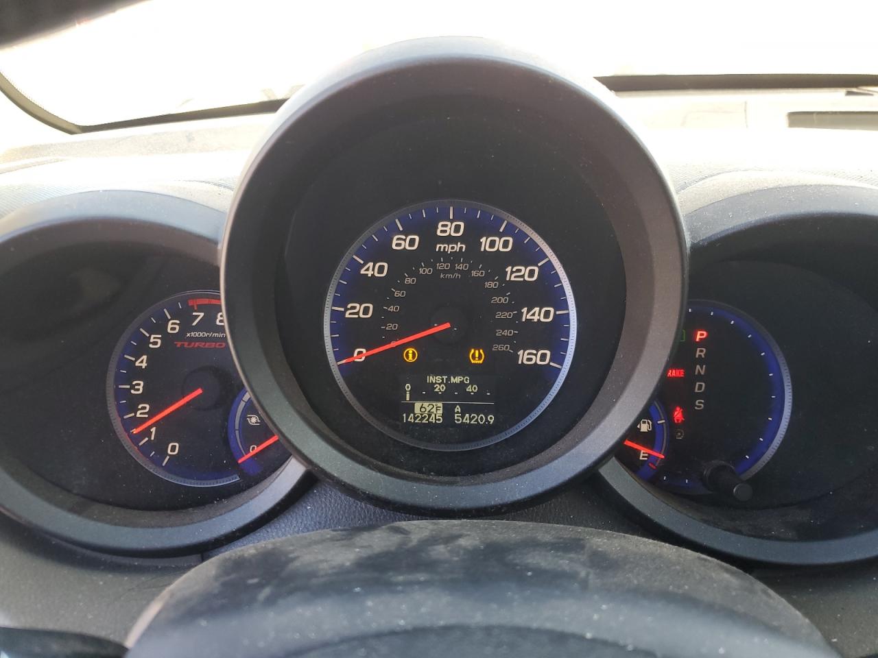 2011 Acura RDX VIN 5J8TB1H59BA008402 Copart auction photo, front end / side damage thumbnail 9