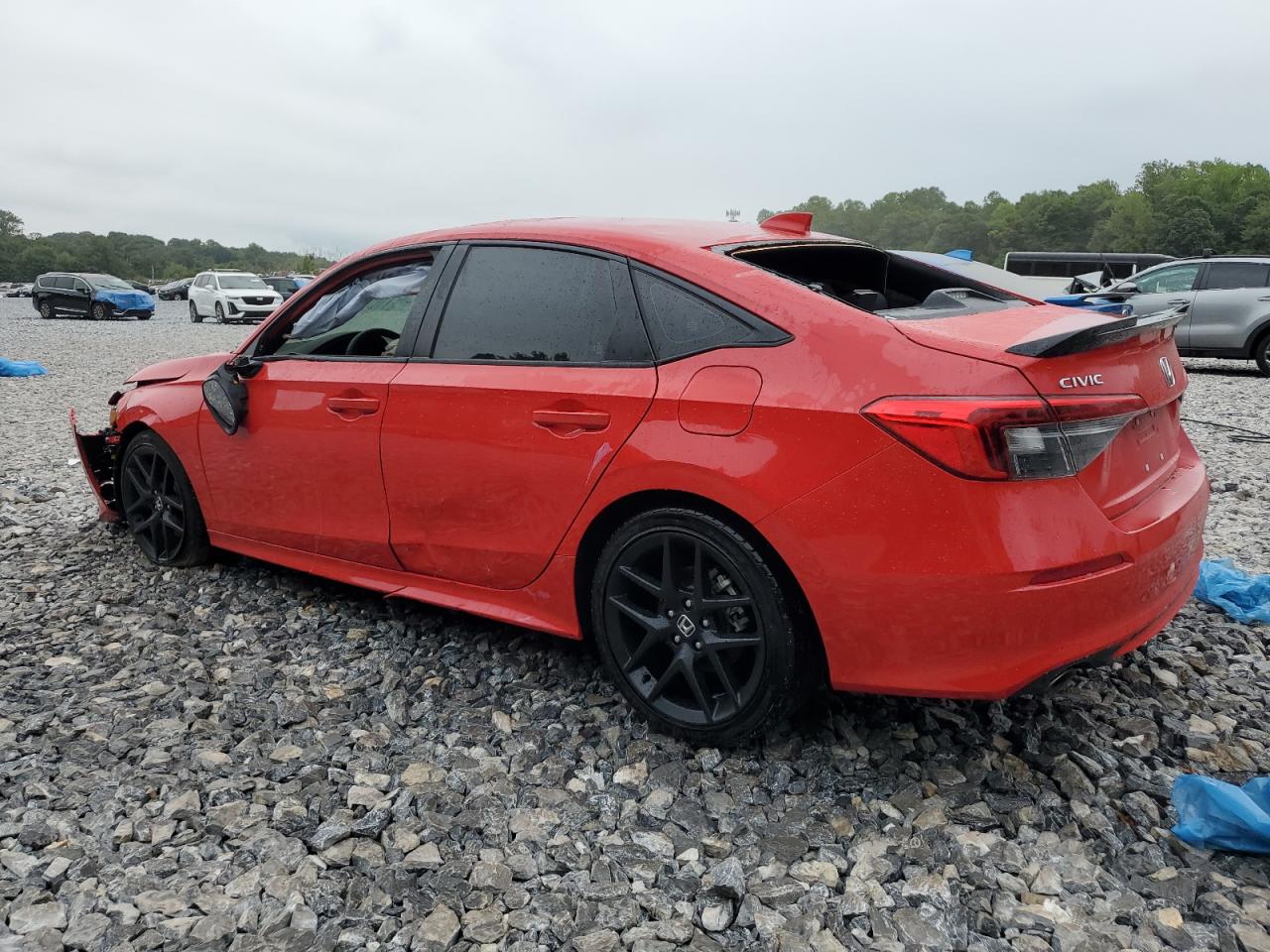 2024 Honda Civic VIN 2HGFE1E55RH473893 Copart auction photo, all over damage thumbnail 2