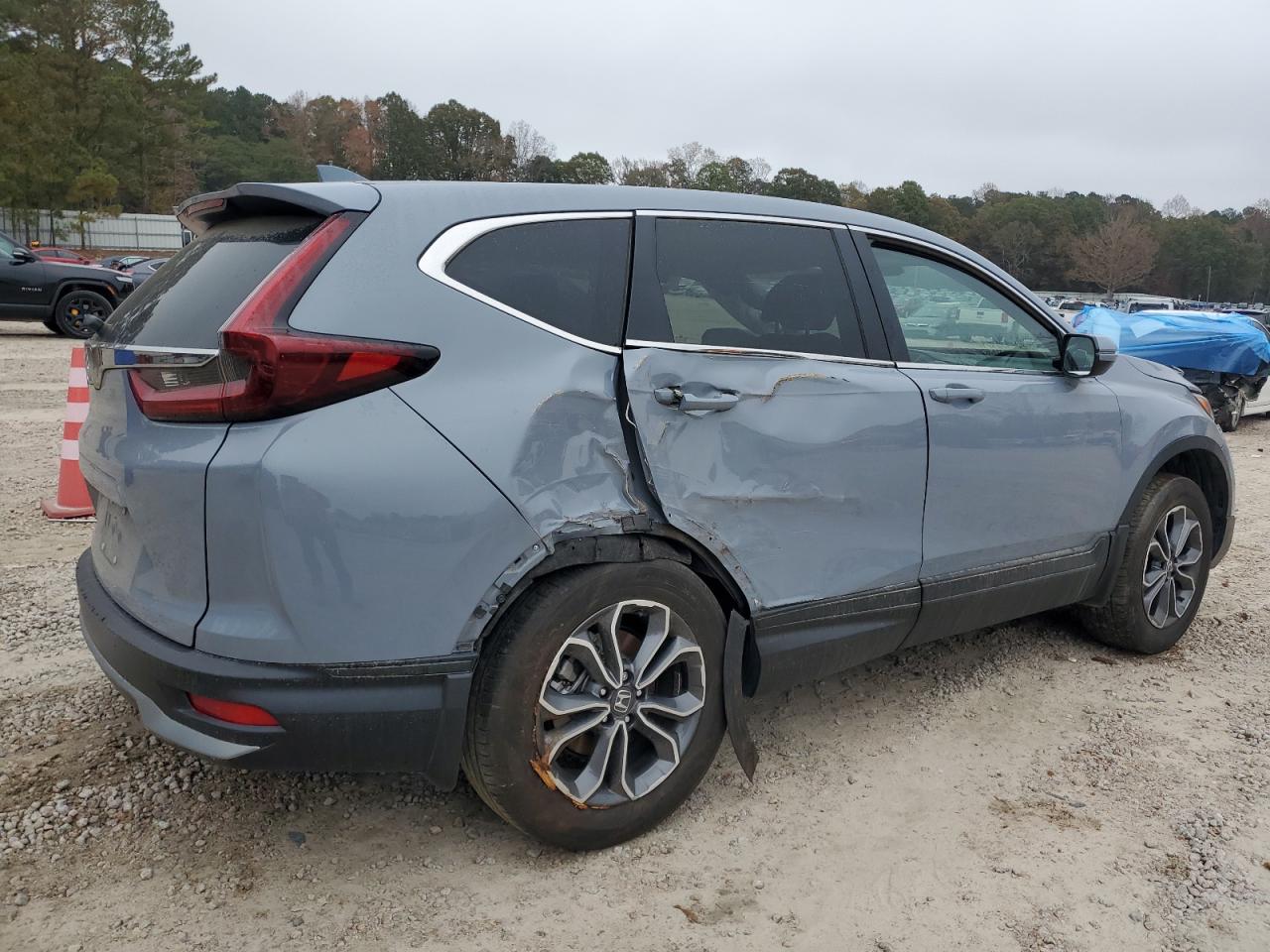 2021 Honda CR-V VIN 2HKRW1H89MH417180 Copart auction photo, all over damage thumbnail 3