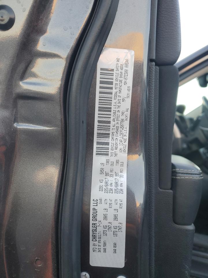 2015 Jeep Grand Cherokee VIN 1C4PJLCB7FW507784 Copart auction photo, side / undercarriage damage thumbnail 13