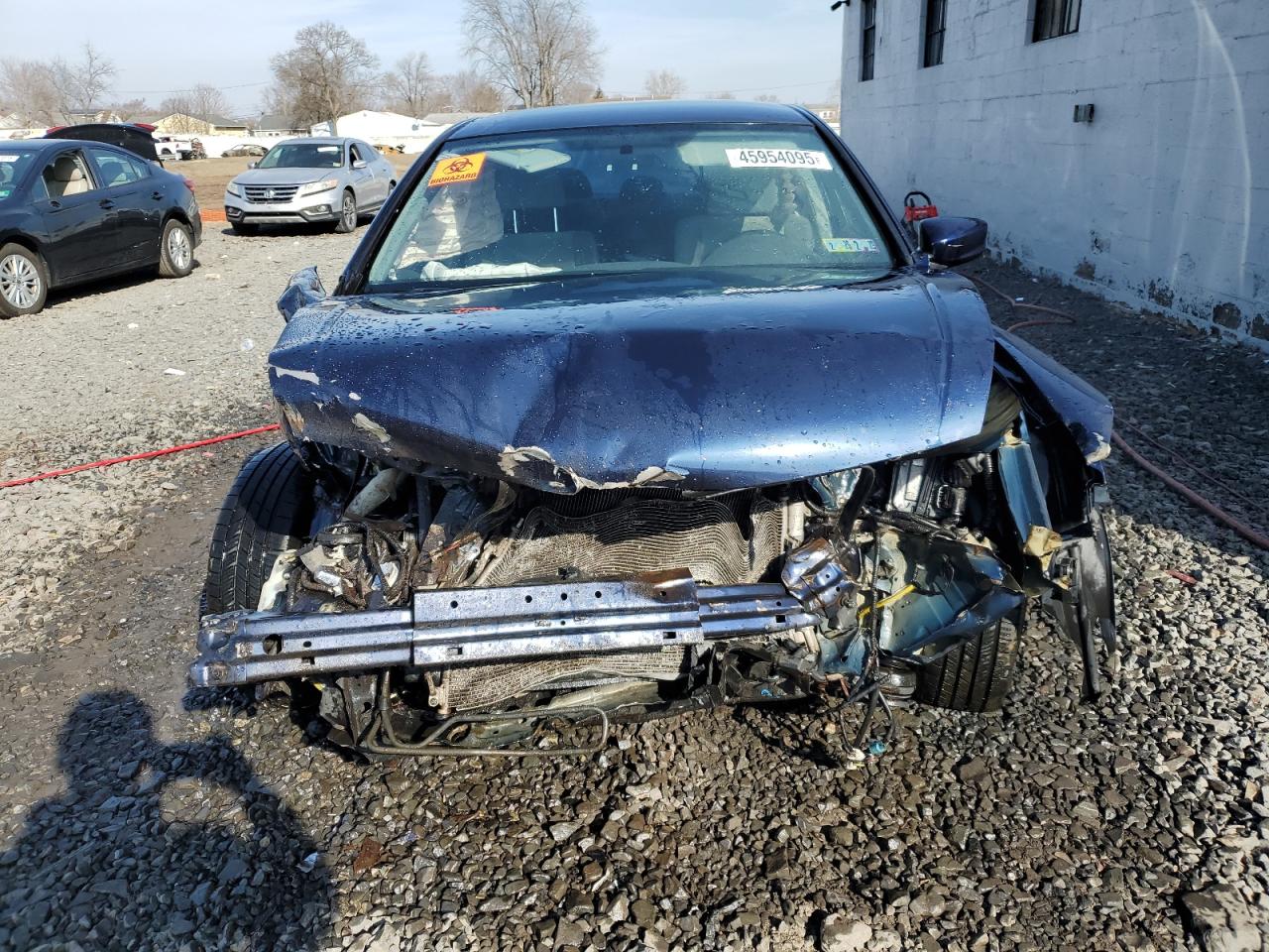 2010 Honda Accord VIN 1HGCP2F30AA081617 Copart auction photo, front end / rear end damage thumbnail 5