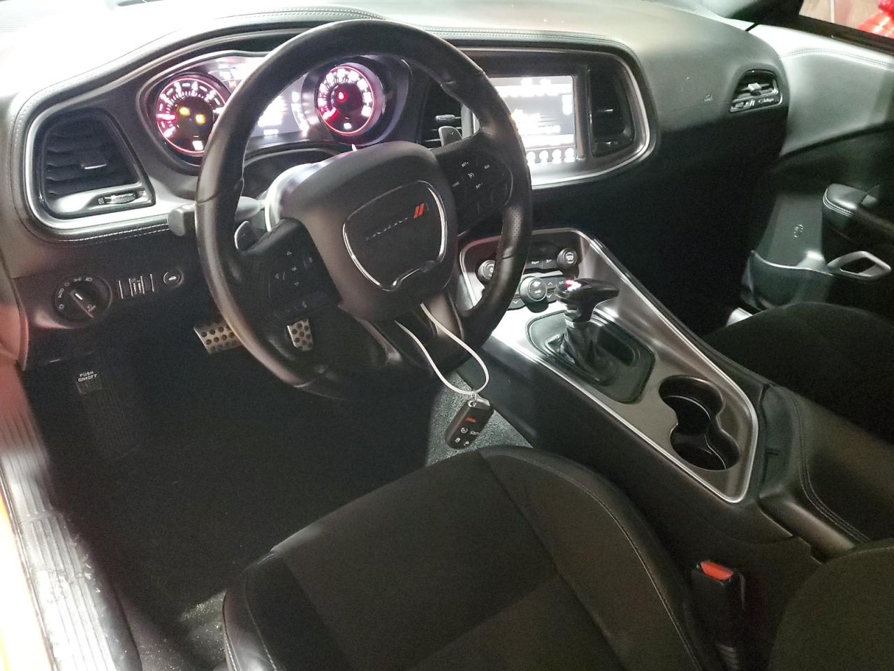 2021 Dodge Challenger VIN 2C3CDZKG0MH594353 Copart auction photo, front end / hail damage thumbnail 8