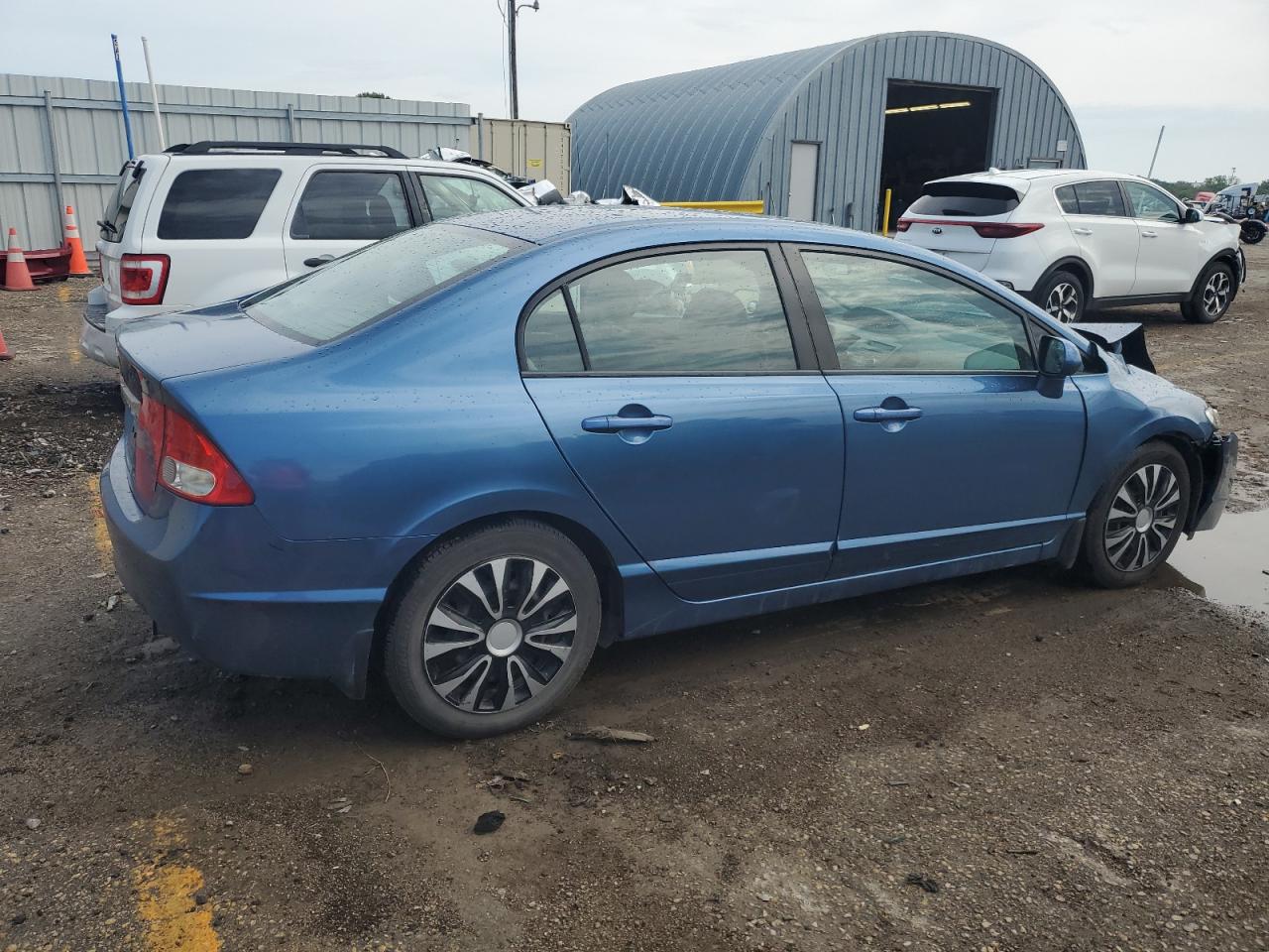 2011 Honda Civic VIN 2HGFA1F51BH510468 Copart auction photo, front end / minor dent/scratches damage thumbnail 3