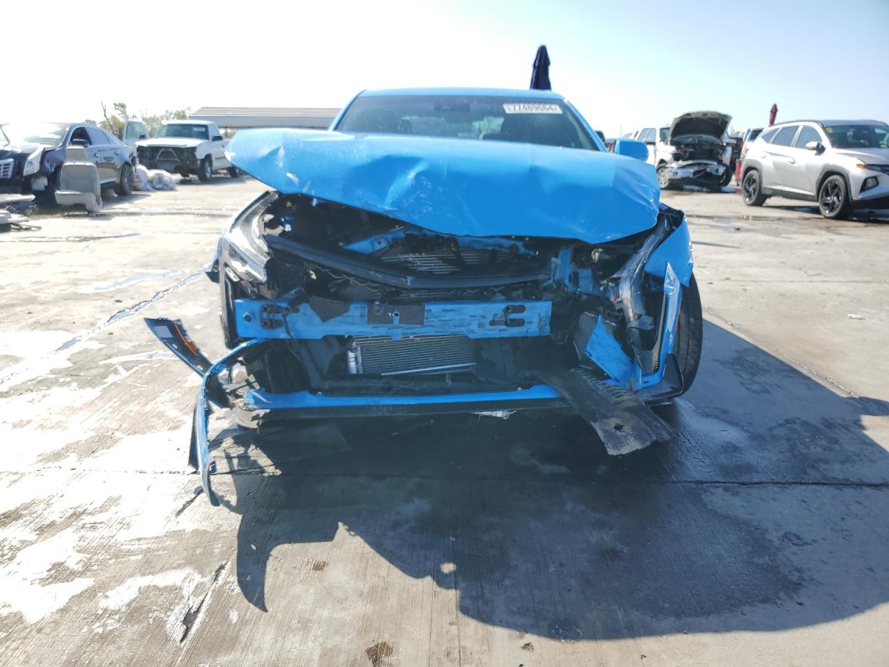 2022 Cadillac CT4-V VIN 1G6D65RP6N0460397 Copart auction photo, front end damage thumbnail 5