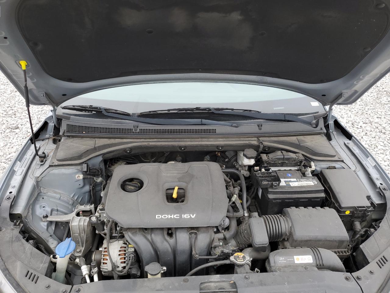 2019 Hyundai Veloster VIN KMHTG6AF8KU017005 Copart auction photo, rear end damage thumbnail 13