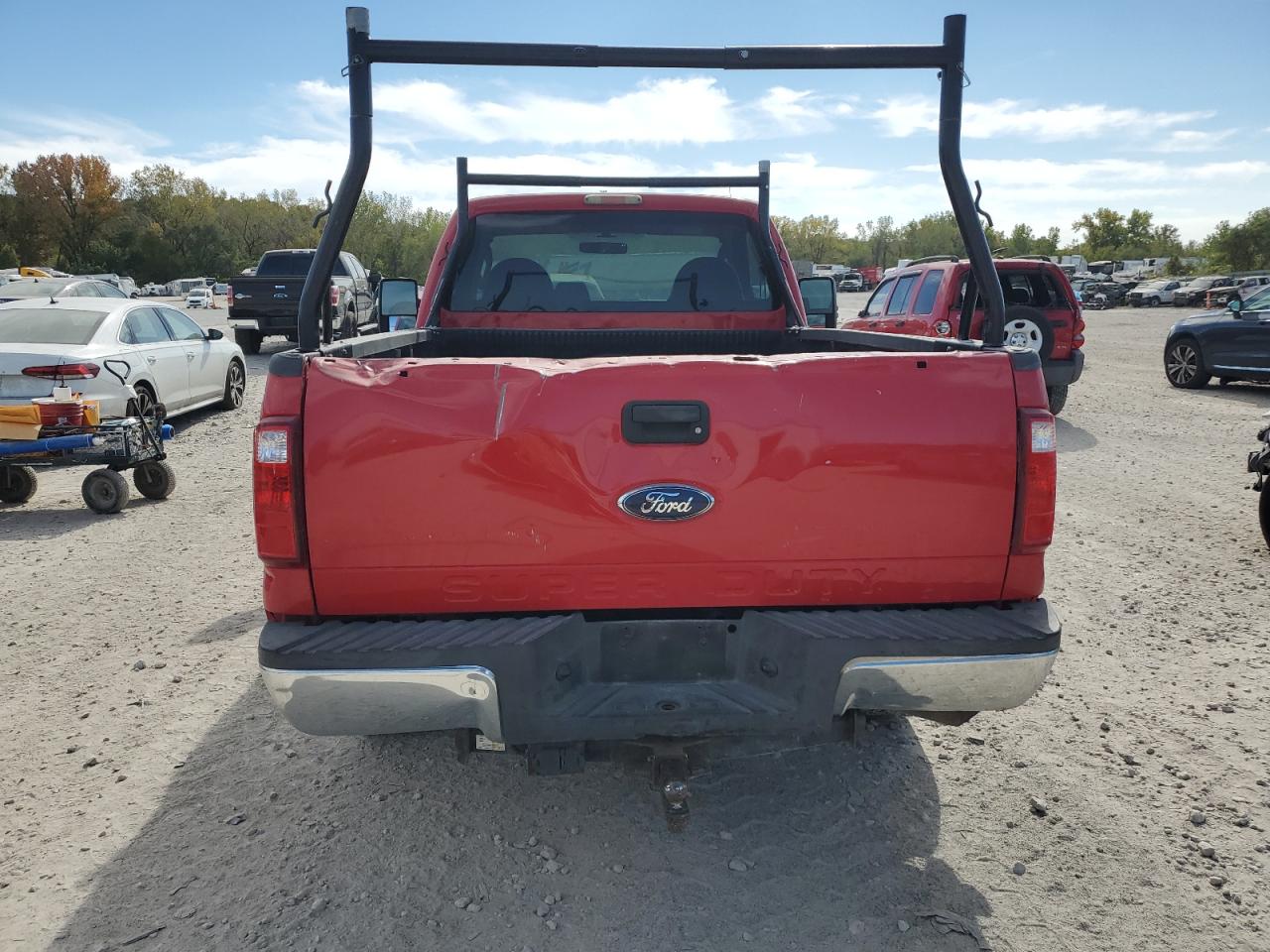 2008 Ford F250 VIN 1FTNF20528EB20182 Copart auction photo, rear end / minor dent/scratches damage thumbnail 6