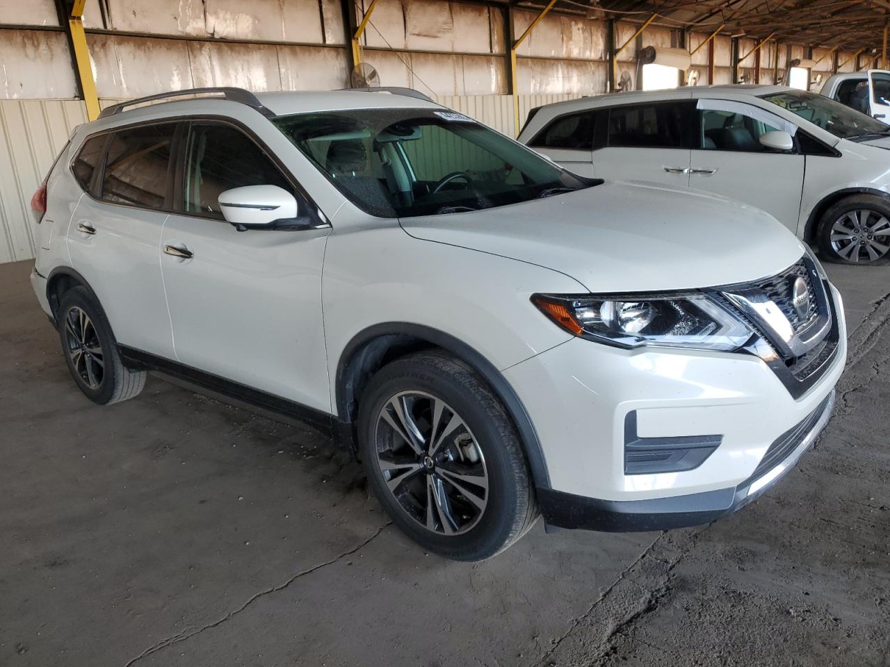 2019 Nissan Rogue VIN JN8AT2MT8KW257696 Copart auction photo, rear end / side damage thumbnail 4