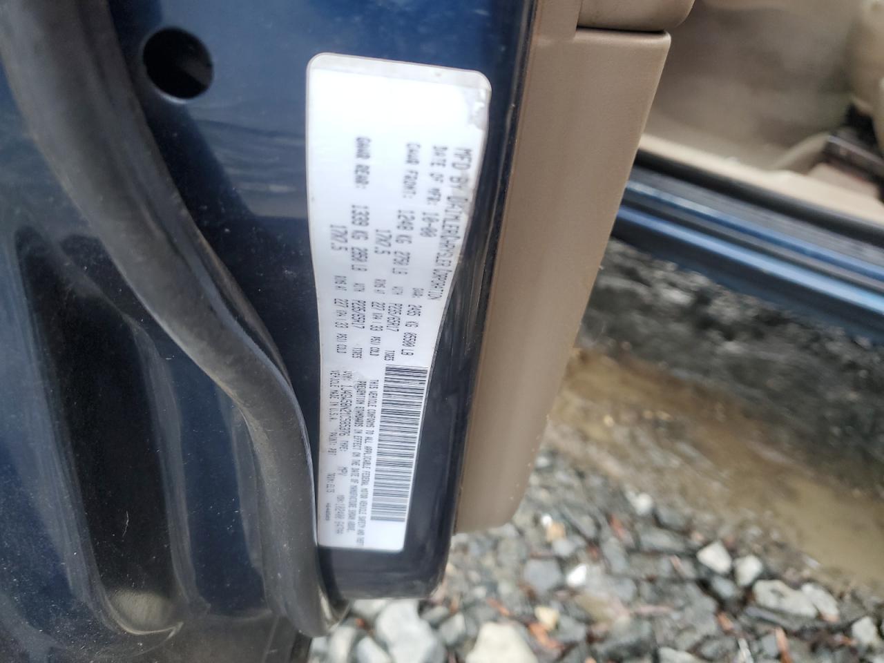 2001 Jeep Grand Cherokee VIN 1J4GW58N21C585376 Copart auction photo, all over damage thumbnail 13