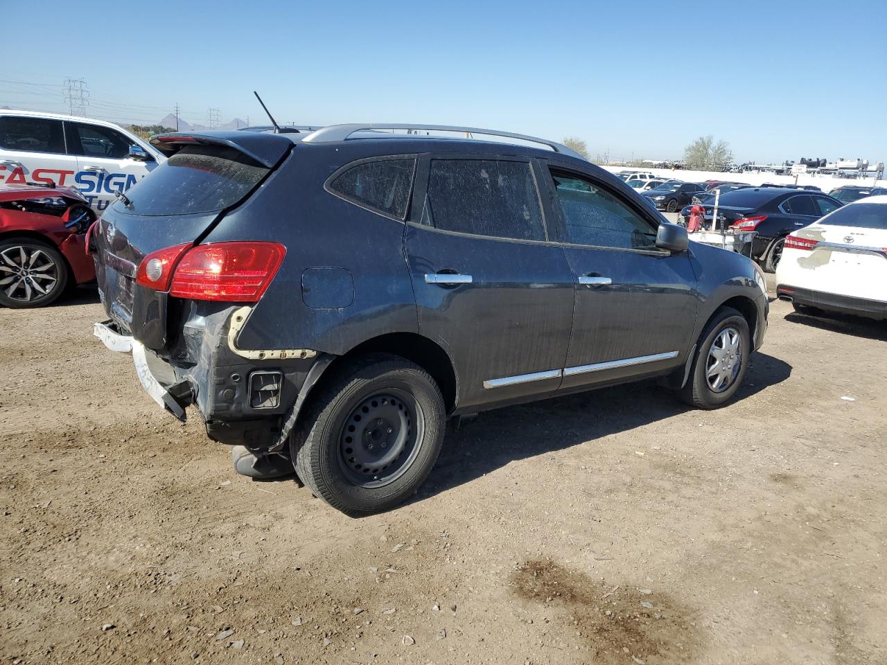 2015 Nissan Rogue VIN JN8AS5MT2FW161654 Copart auction photo, rear end damage thumbnail 3