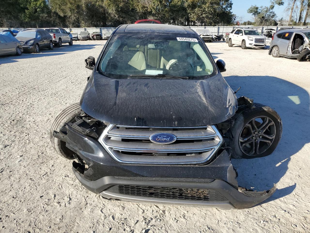 2018 Ford Edge VIN 2FMPK3K98JBB43005 Copart auction photo, front end / side damage thumbnail 5