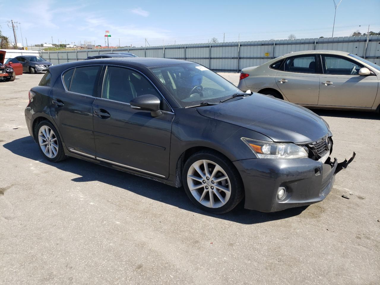 2011 Lexus CT VIN JTHKD5BH7B2028798 Copart auction photo, front end damage thumbnail 4