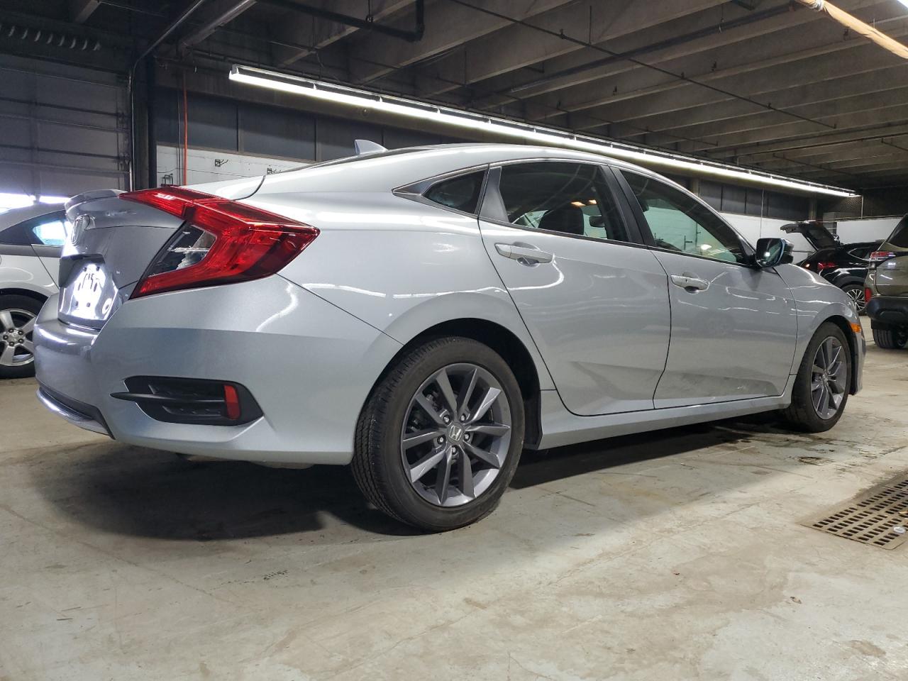 2019 Honda Civic VIN 19XFC1F76KE014877 Copart auction photo, side / front end damage thumbnail 3