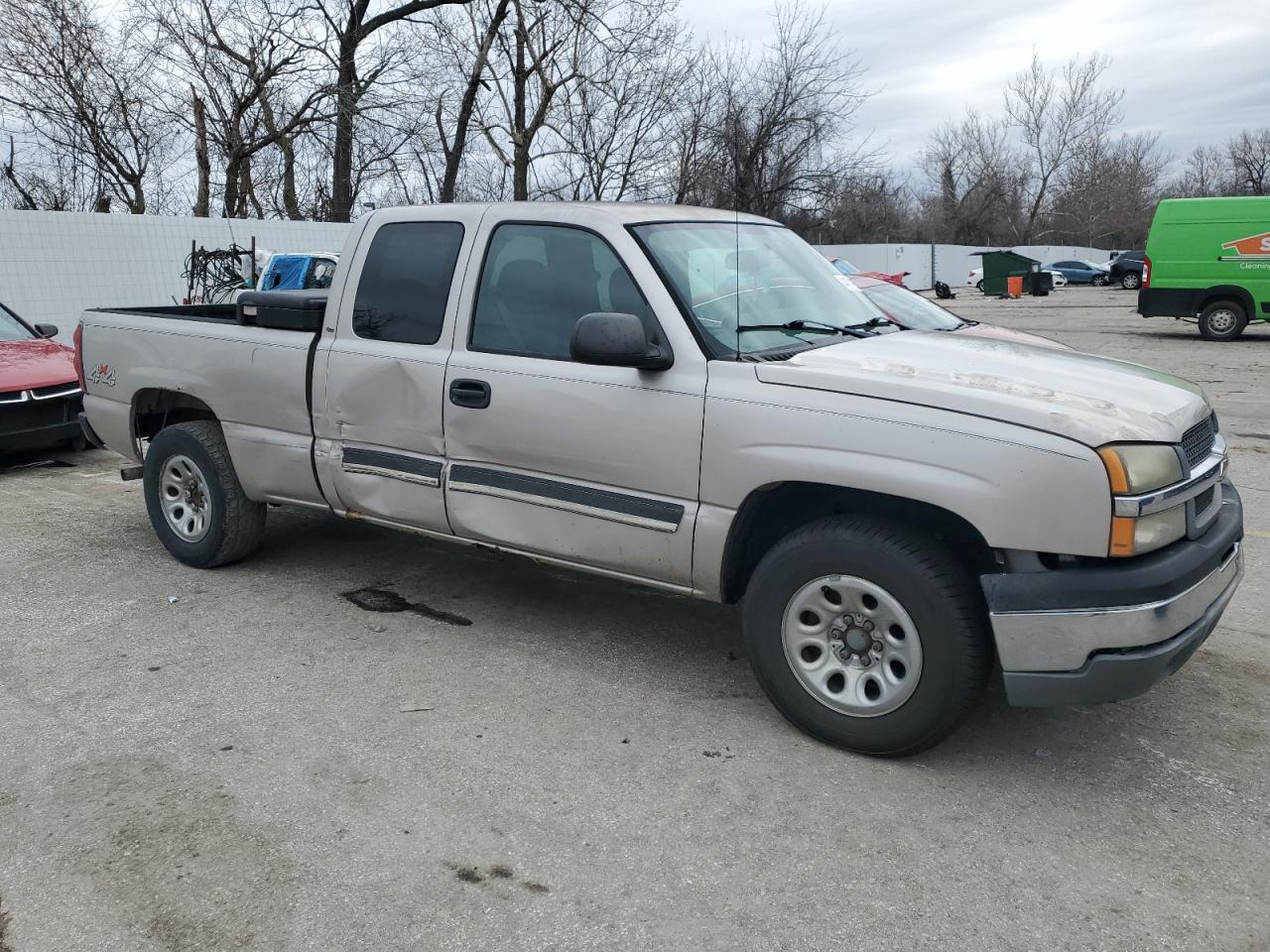 2005 Chevrolet Silverado VIN 1GCEK19VX5Z298760 Copart auction photo, side damage thumbnail 4