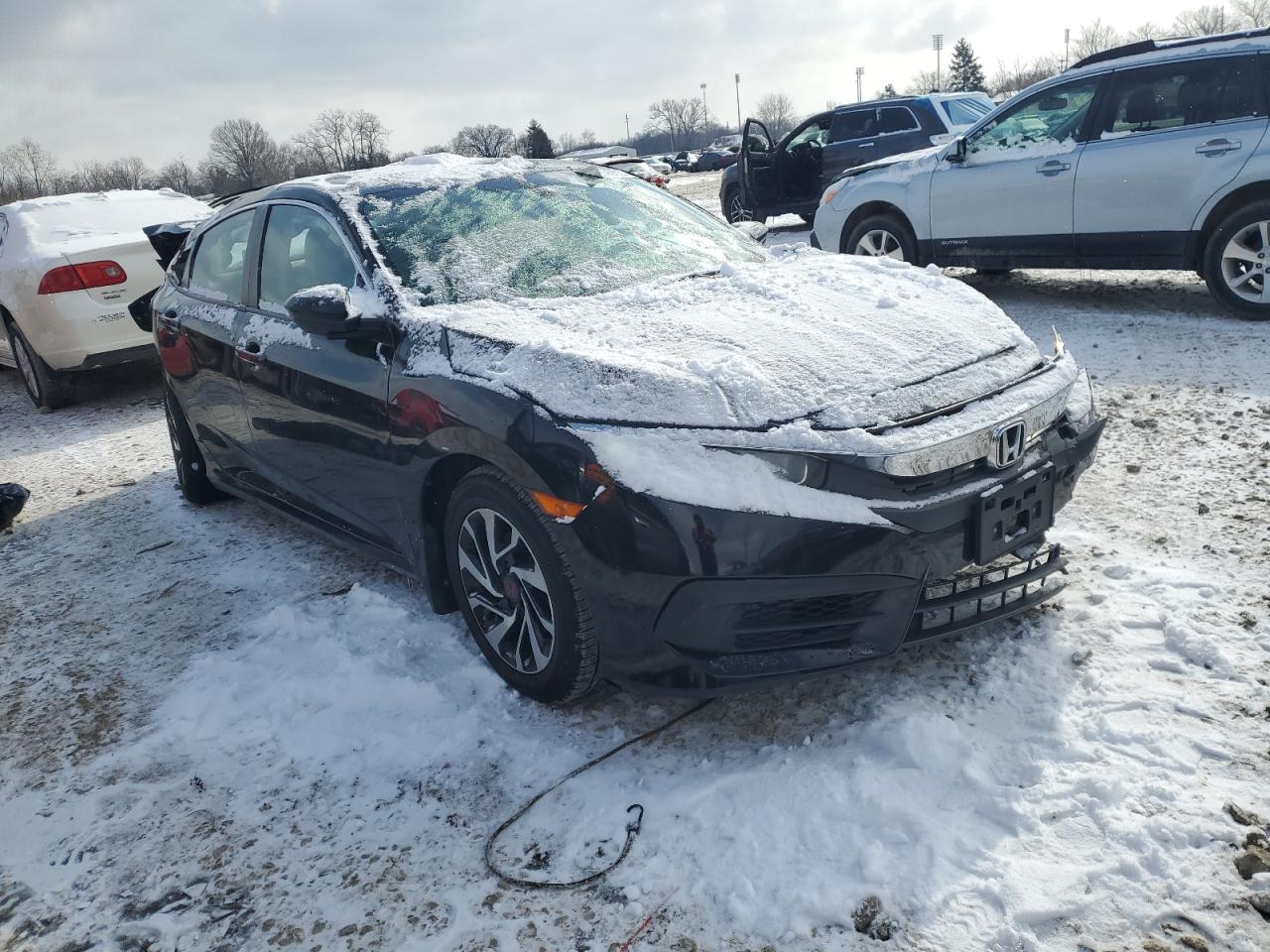 2016 Honda Civic VIN 19XFC2F52GE004908 Copart auction photo, rear end / front end damage thumbnail 4
