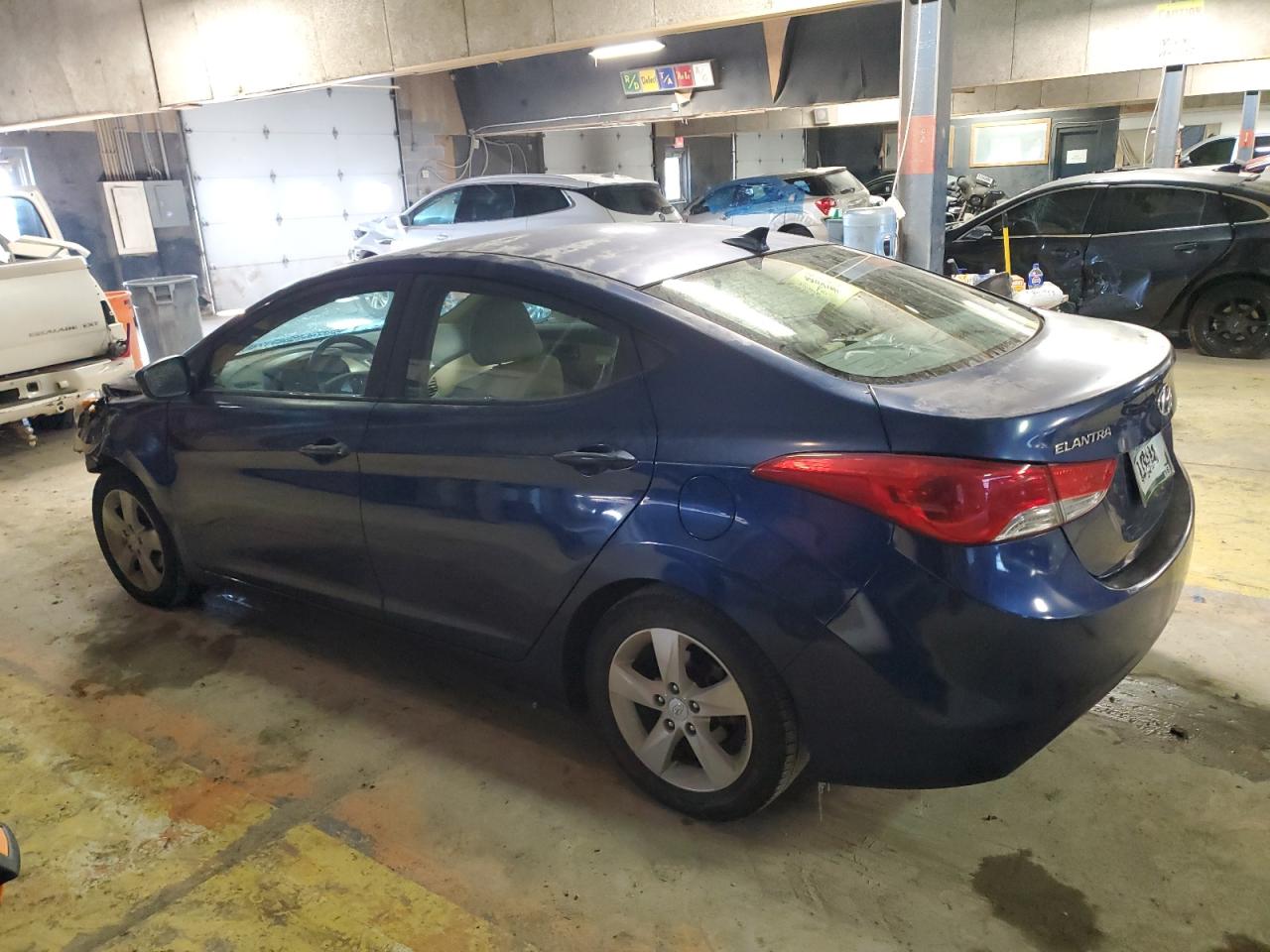 2013 Hyundai Elantra VIN KMHDH4AE5DU560277 Copart auction photo, front end damage thumbnail 2