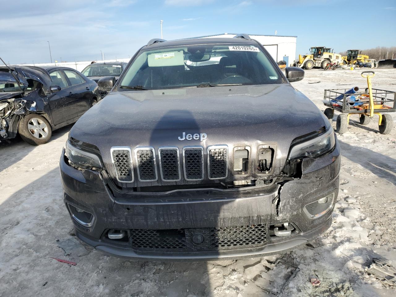 2019 Jeep Cherokee VIN 1C4PJMJX2KD371798 Copart auction photo, rear end / front end damage thumbnail 5
