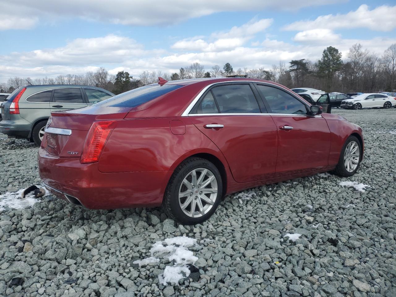 2014 Cadillac CTS VIN 1G6AP5SXXE0151381 Copart auction photo, front end damage thumbnail 3