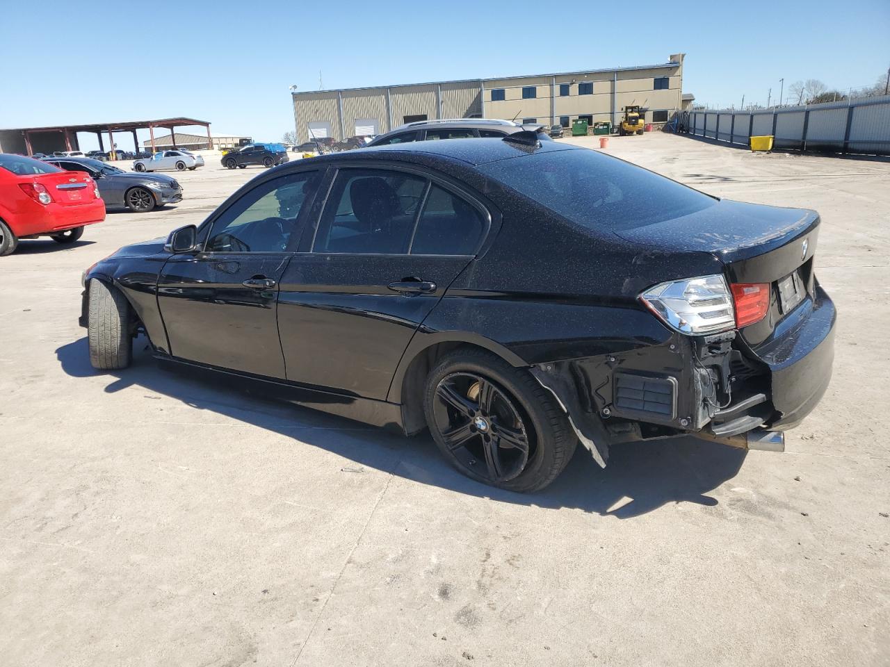 2015 BMW 3er VIN WBA3B1C5XFK138014 Copart auction photo, all over damage thumbnail 2