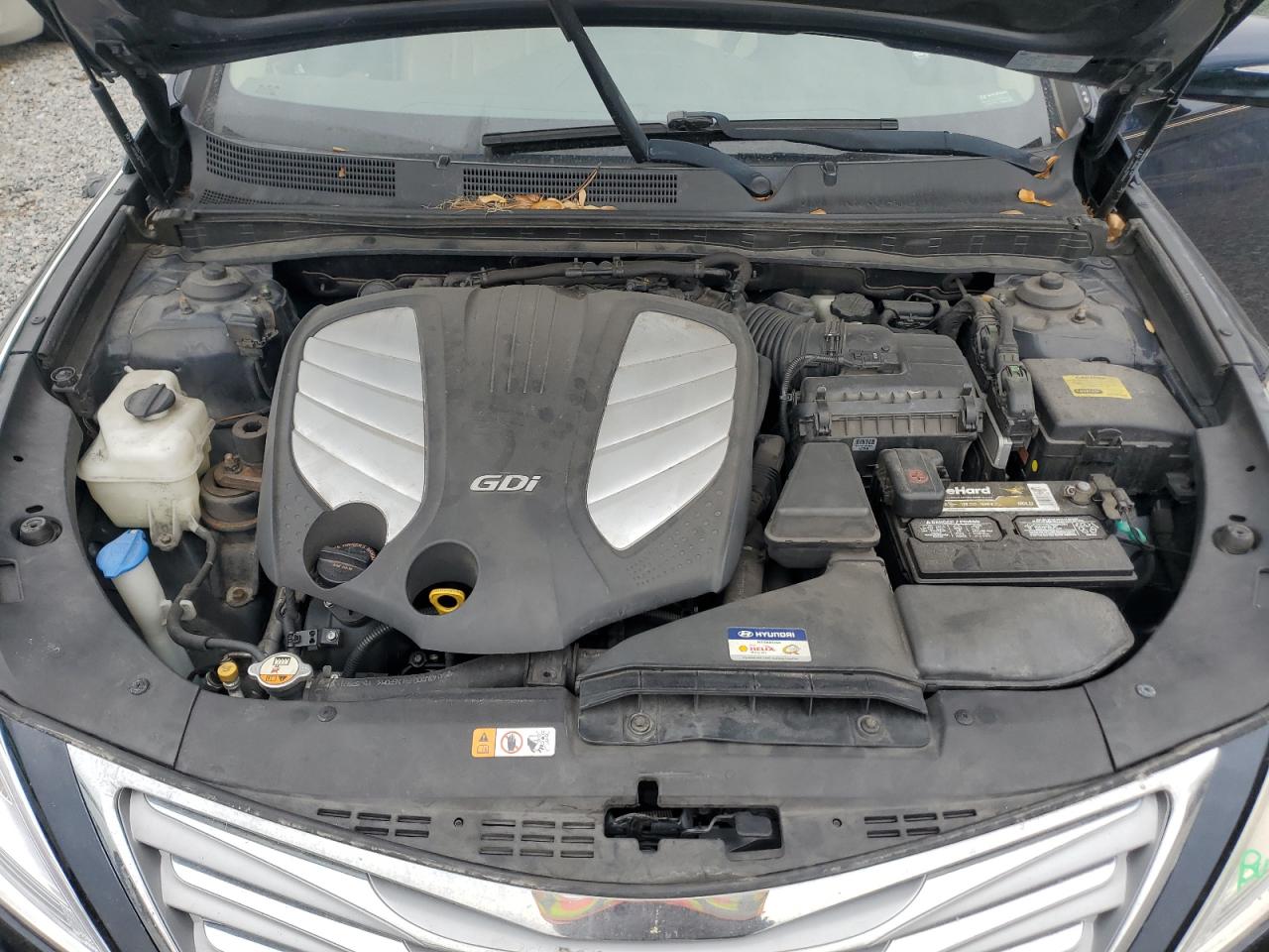 2013 Hyundai Azera VIN KMHFG4JG1DA322540 Copart auction photo, all over damage thumbnail 11